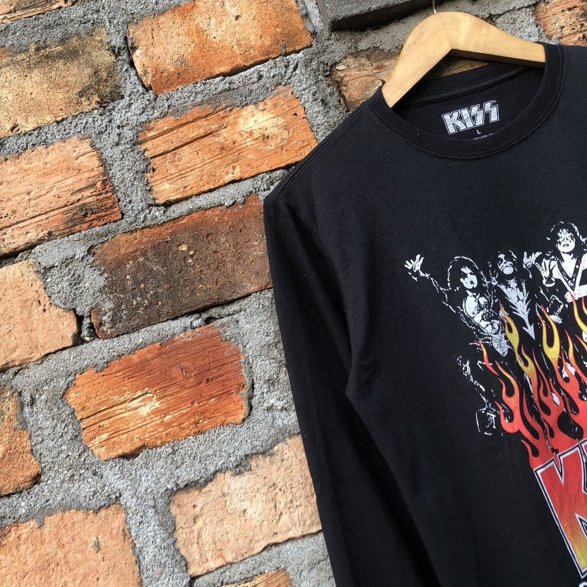 Band Tees Kiss Destroyer Longsleeve Size US L / EU 52-54 / 3 - 3 Thumbnail