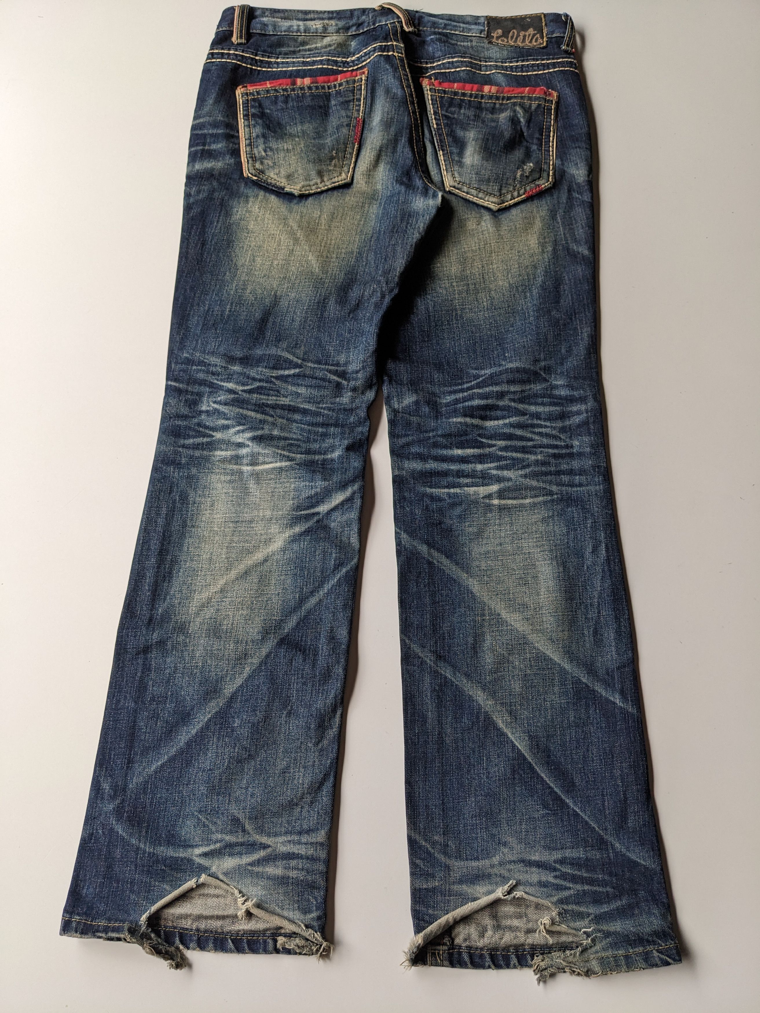 If Six Was Nine × Japanese Brand × Le Grande Bleu (L.G.B.) Lolita mudwash clawmark jeans Size US 36 / EU 52 - 2 Thumbnail