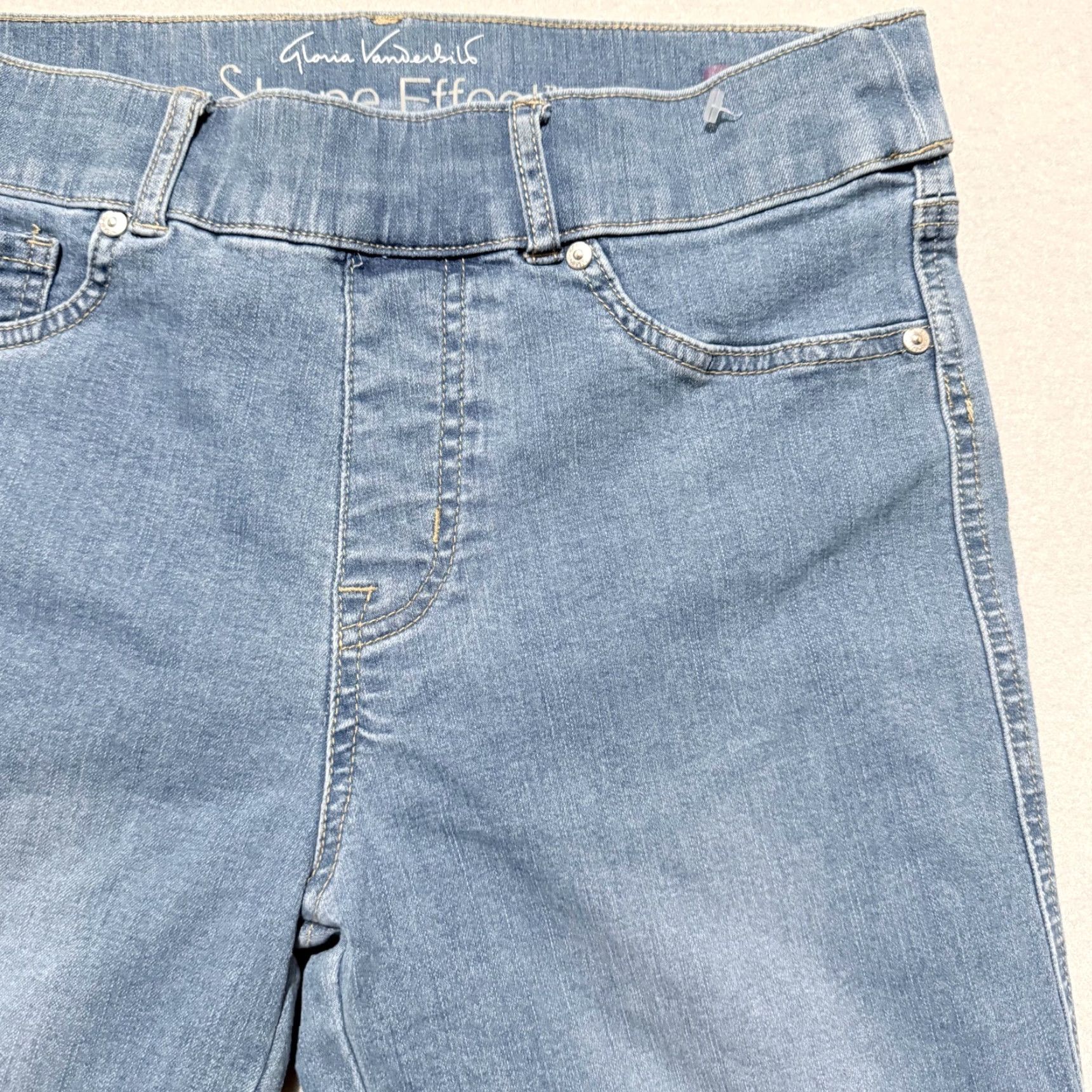 Gloria Vanderbilt Gloria Vanderbilt Shape Effect High-Rise Straight-Leg Jeans Women's Blue Denim Size 42" / US 20 - 5 Thumbnail