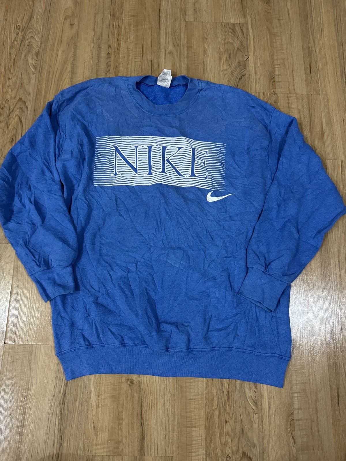 Nike × Vintage Rare Vintage Nike Fruit Of The Loom Sweatshirt Size US L / EU 52-54 / 3 - 1 Thumbnail