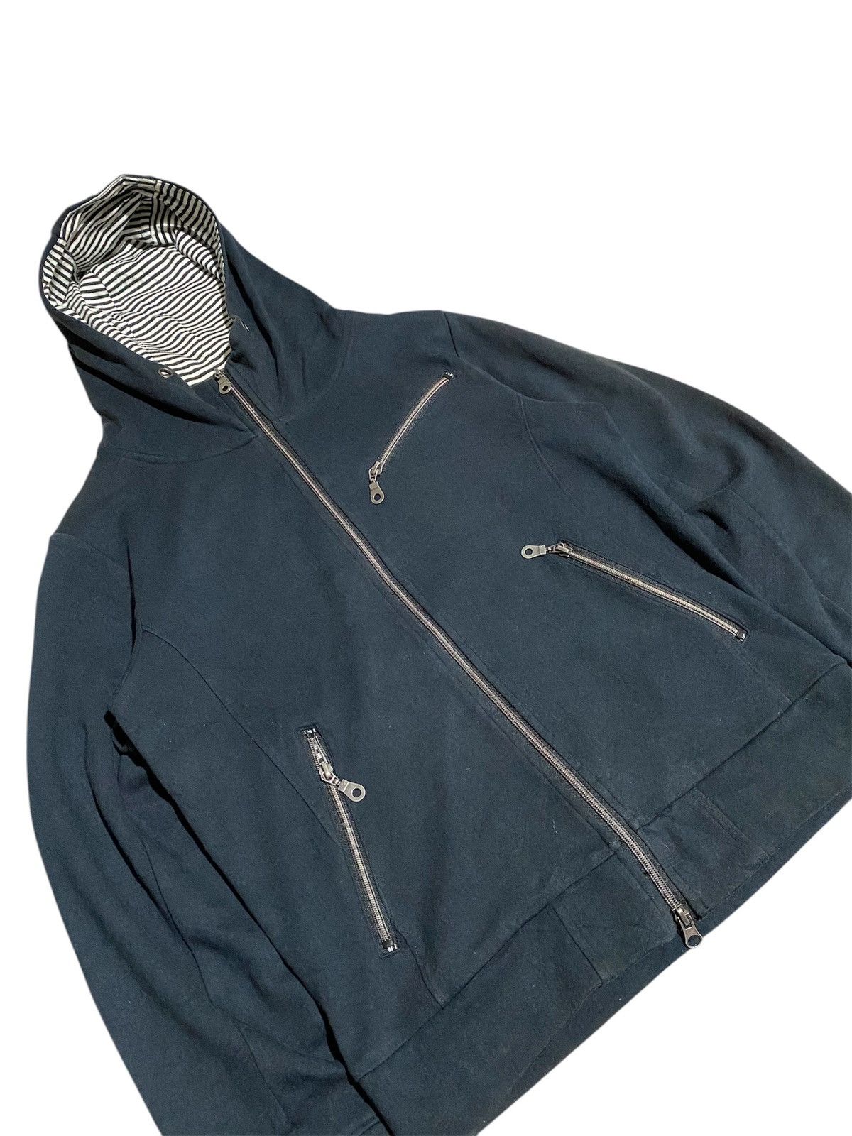 semanticdesign 2000s semantic design multi zipper hoodie - ifsixwasnie lgb Size US S / EU 44-46 / 1 - 2 Thumbnail