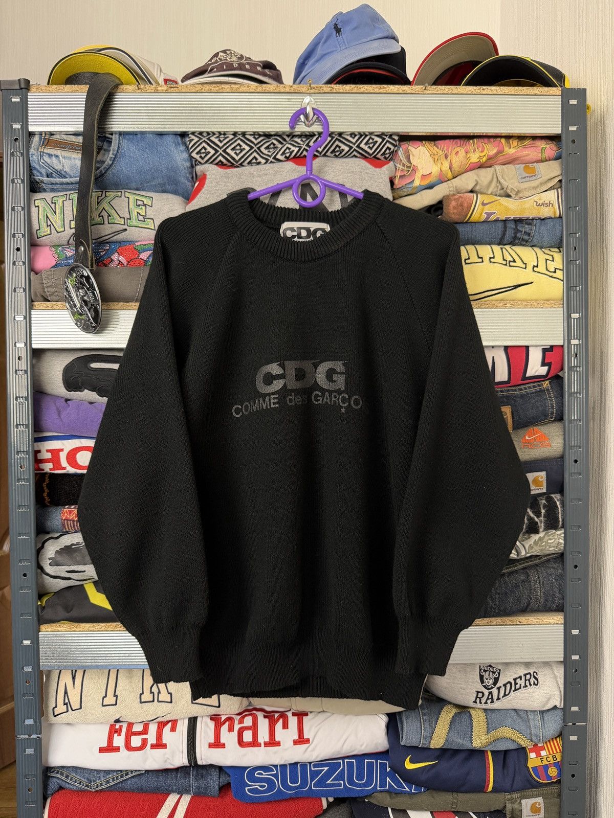 Comme des Garcons CDG Big Logo Sweater Size XL / US 12-14 / IT 48-50 - 1 Thumbnail