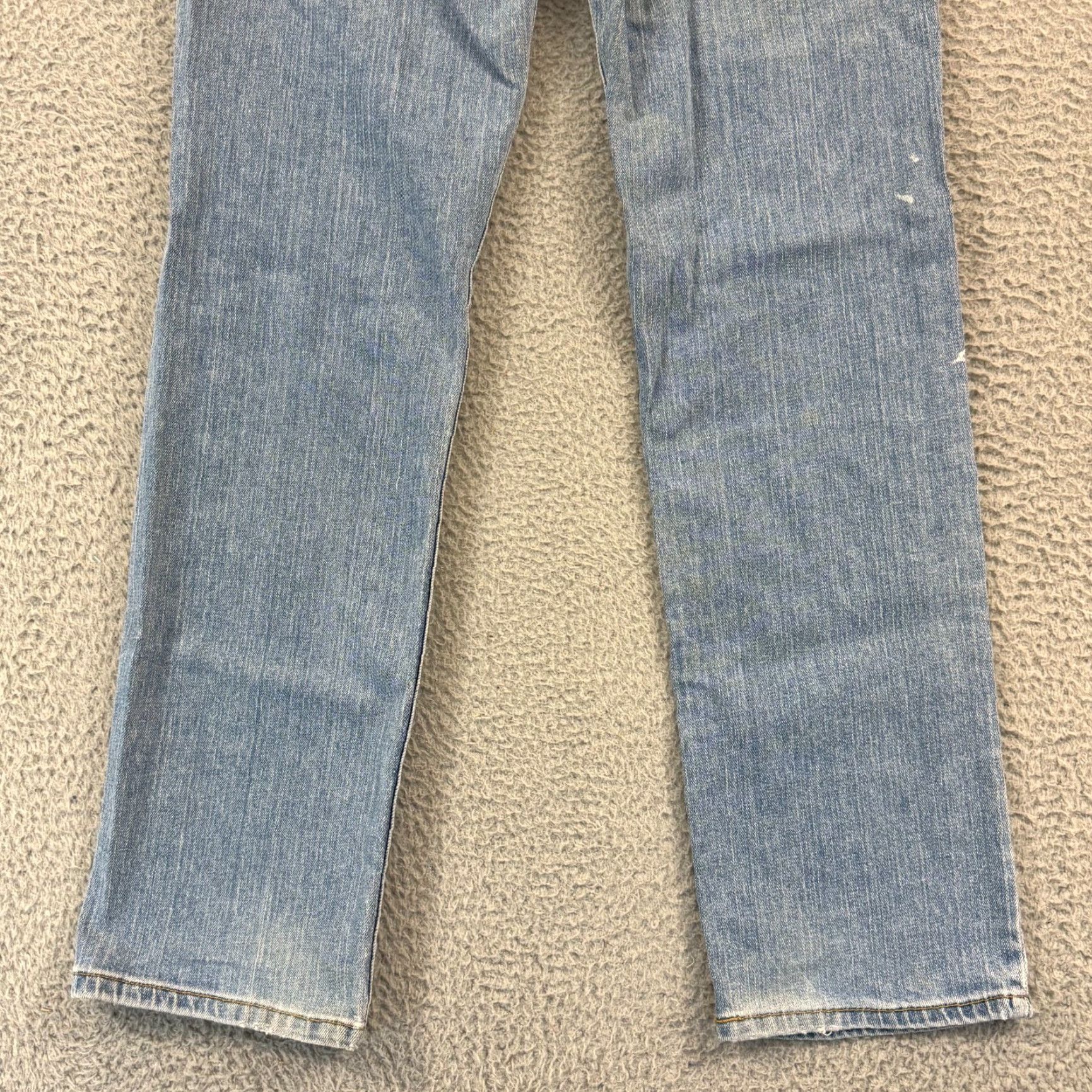 Levi's VTG Levi's 505 Jeans Womens 10M Blue Button Mid Rise 32x30 Straight Denim 90s Vintage Jeans Womens Size 32" / US 10 / IT 46 - 3 Thumbnail
