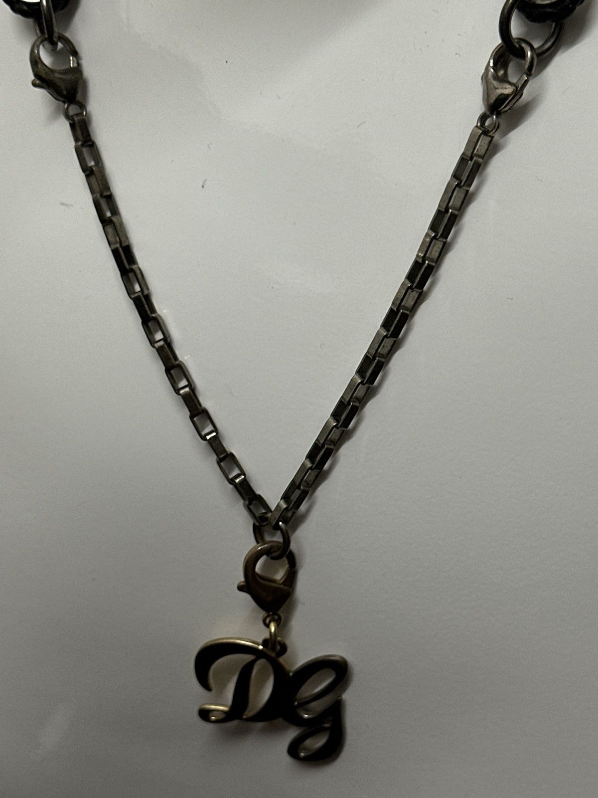 Dolce & Gabbana Vintage Dolce & Gabbana D&G 2 Way Leather Logo Necklace Size ONE SIZE - 11 Thumbnail