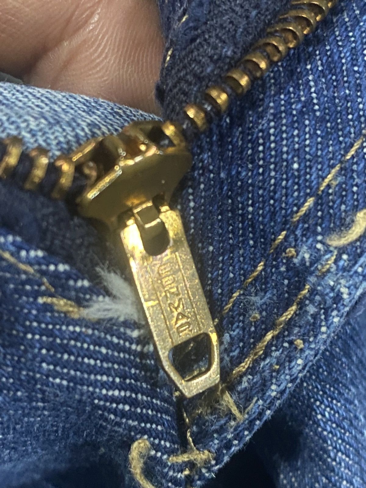 Vintage Vintage 40s 50’s Wrangler distressed rework Denim Pants Size US 28 / EU 44 - 9 Thumbnail