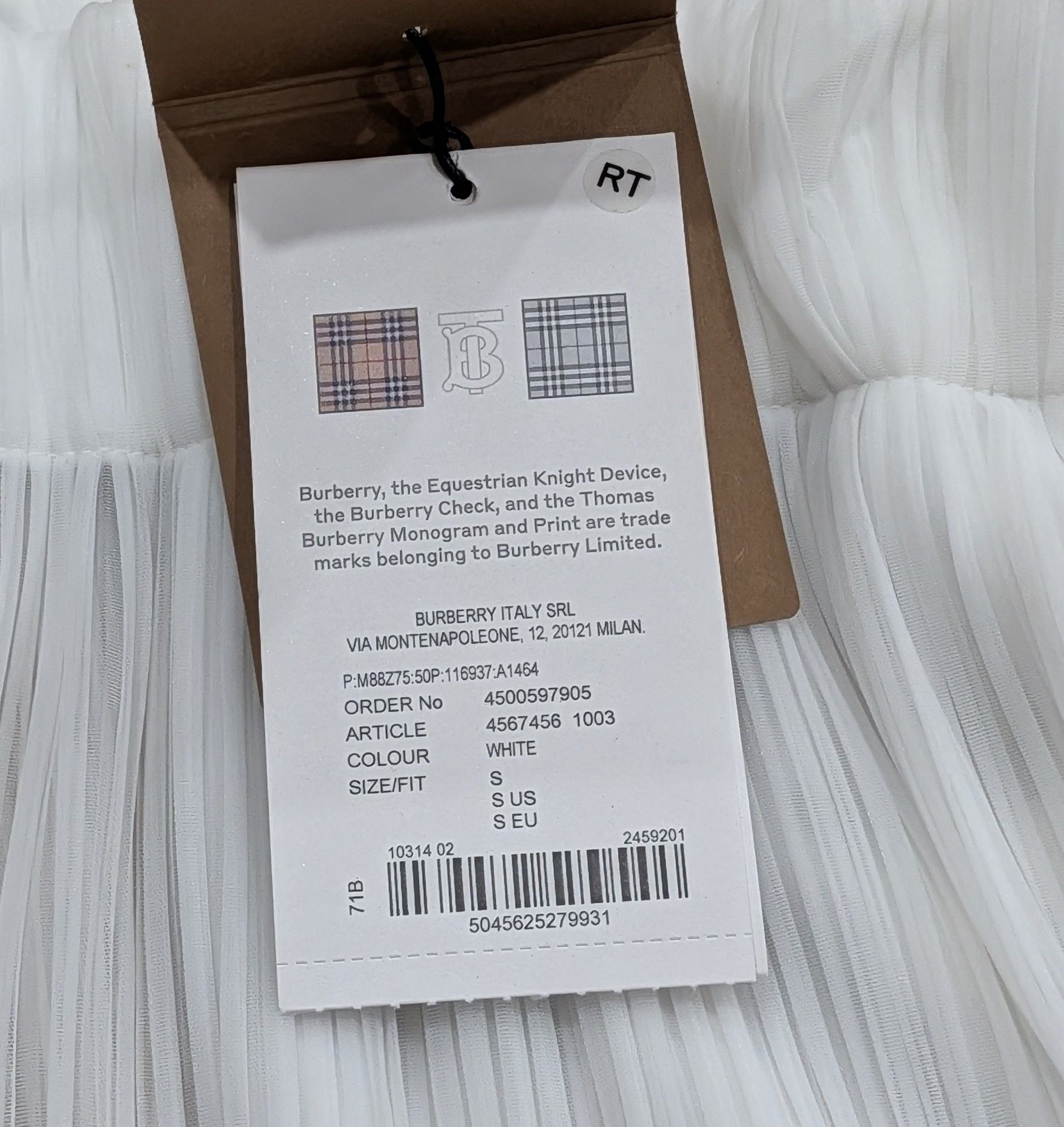 Burberry Burberry Marine Sketch Sheer Shorts White Small Size US 30 / EU 46 - 8 Thumbnail