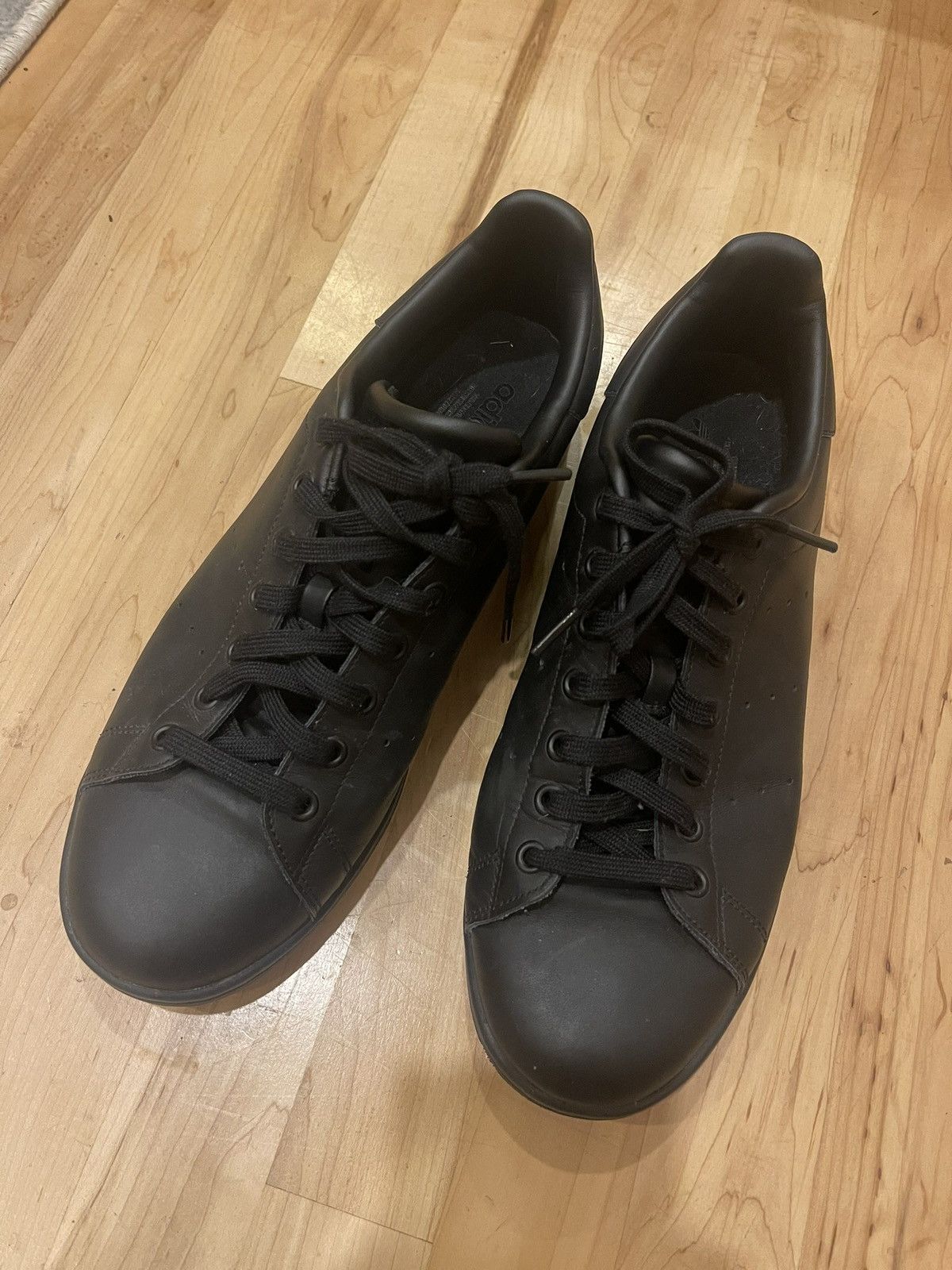 Adidas Adidas Stan Smith All Black Men’s 11.5 Size US 11.5 / EU 44-45 - 5 Thumbnail