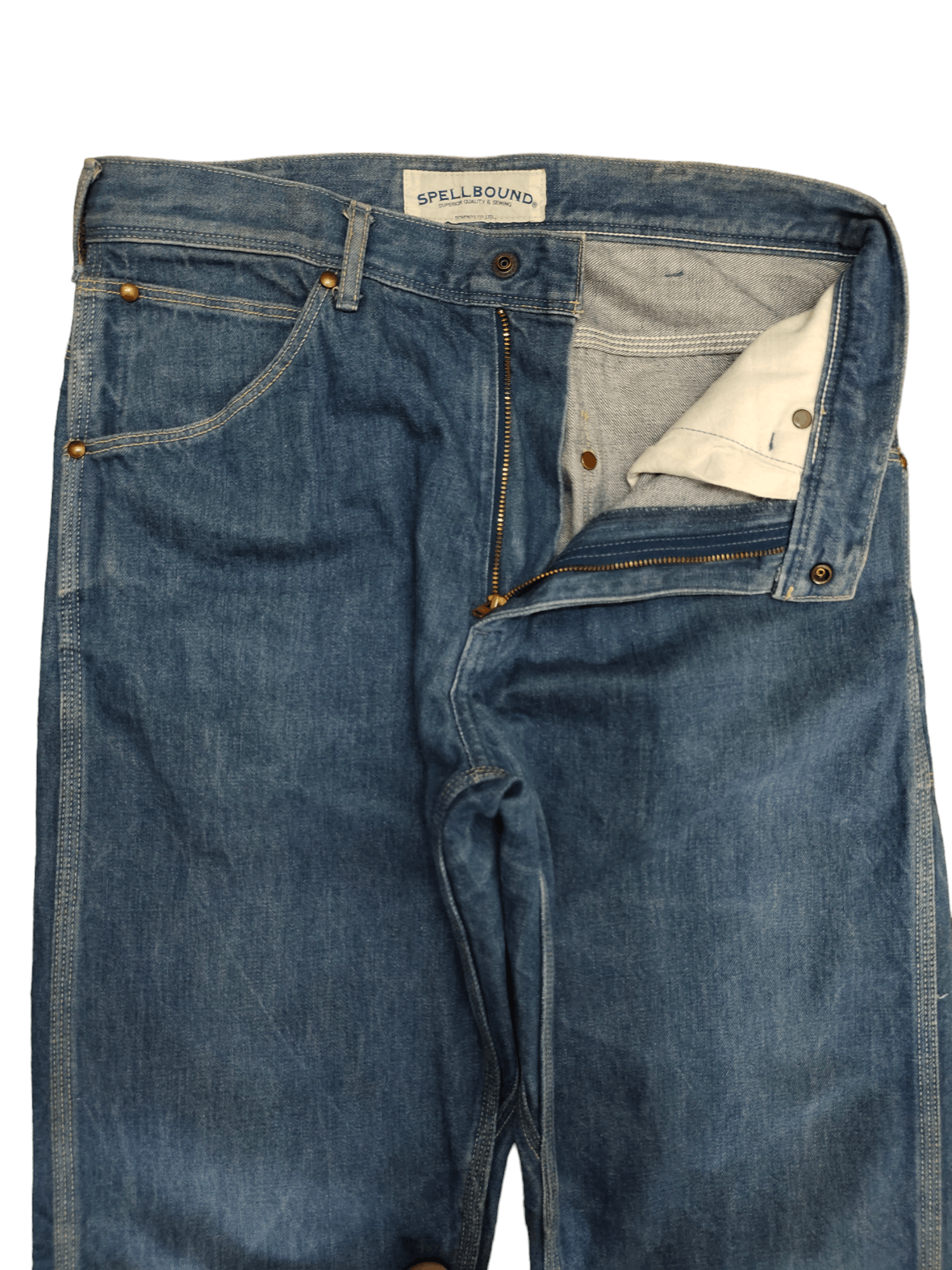 Kapital 1990s Spellbound Jpn Workers Denim Pants 45rpm Orslow Style Size US 29 - 9 Thumbnail