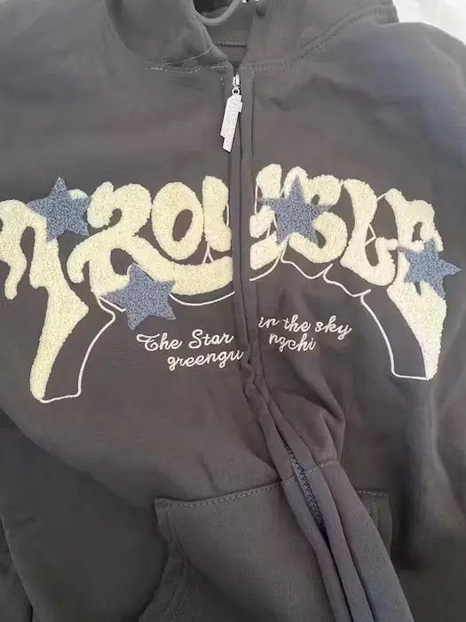 Japanese Brand × Vintage Letter Embroidery Hoodies Size US XL / EU 56 / 4 - 3 Thumbnail
