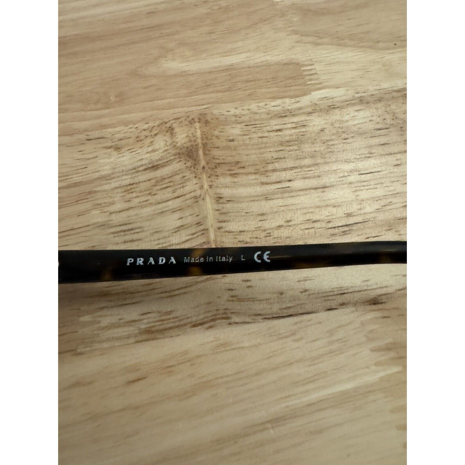 Prada Prada Eyeglasses Frames VPR 17V-F 2AU-1O1 Tortoise Square Size ONE SIZE - 4 Thumbnail