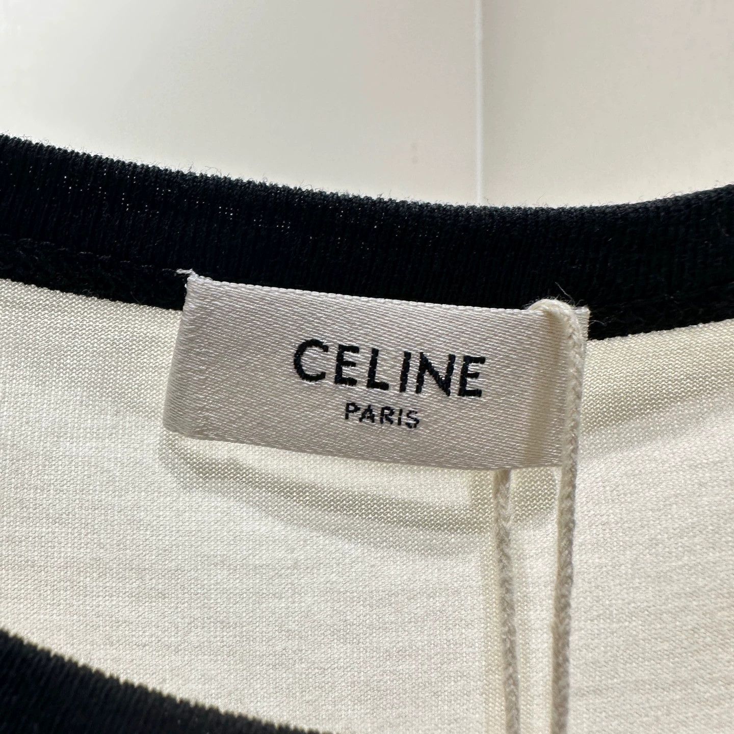 Celine Celine mar15 Triumph Arc logo short M cotton Size M / US 6-8 / IT 42-44 - 3 Thumbnail