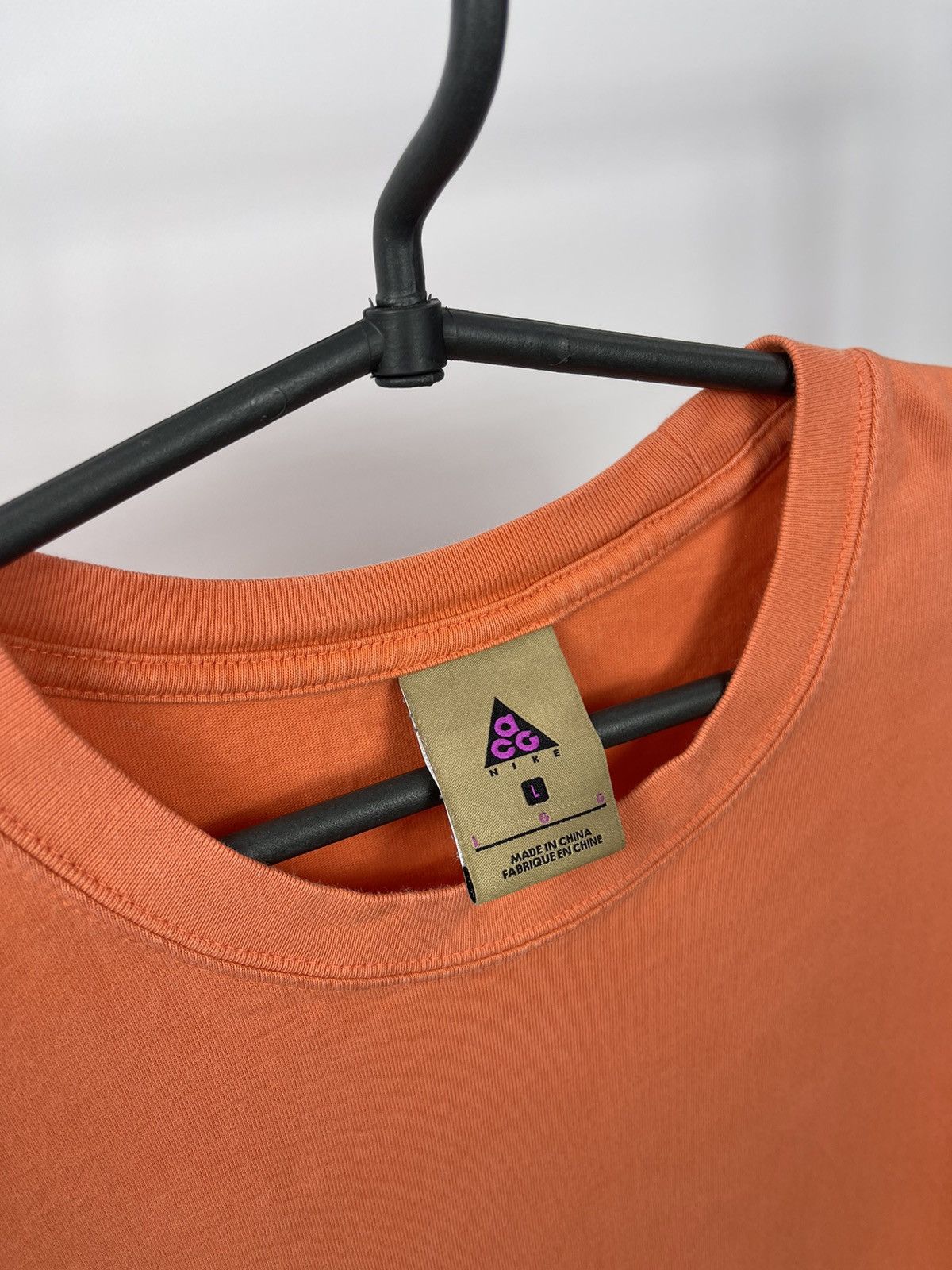 Nike ACG Nike ACG Shirt Mens Large Orange Cotton Outdoor Size L Size US L / EU 52-54 / 3 - 3 Thumbnail