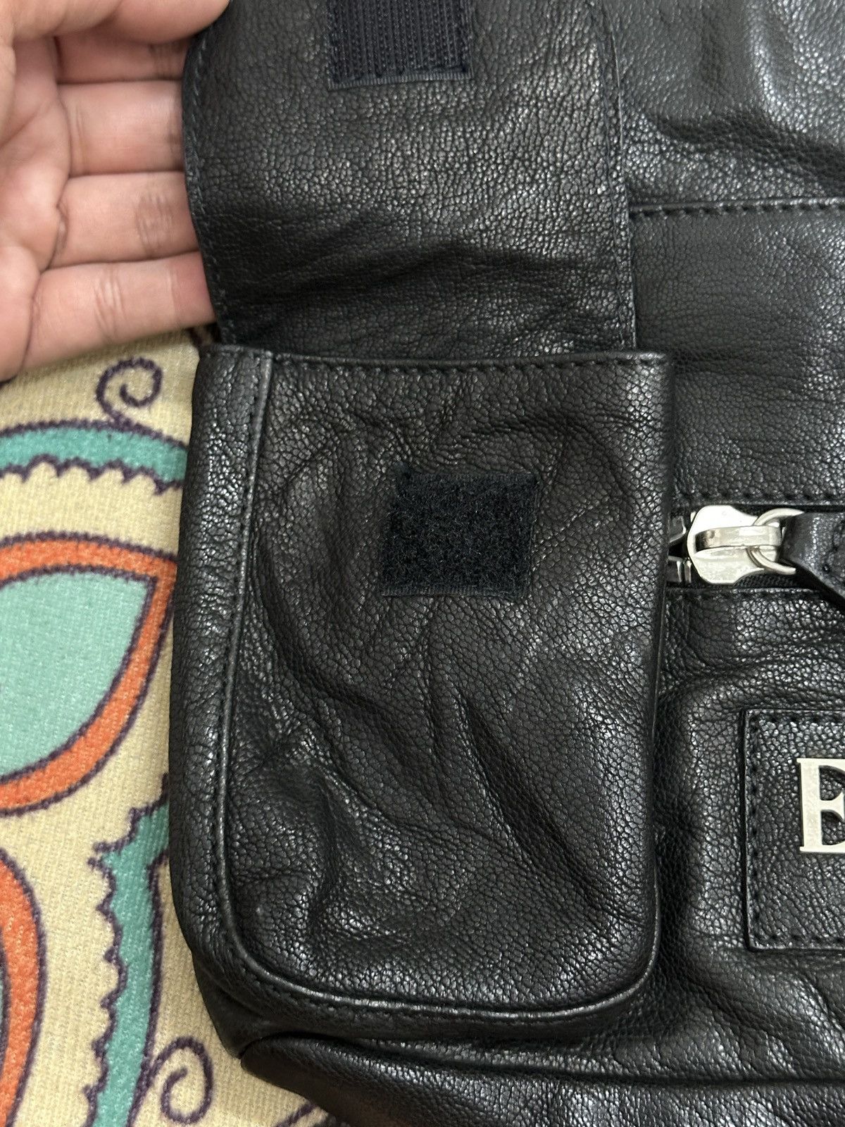 Emporio Armani 1990 Emporio Armani True Leather Side / Shoulder bag Size ONE SIZE - 6 Thumbnail