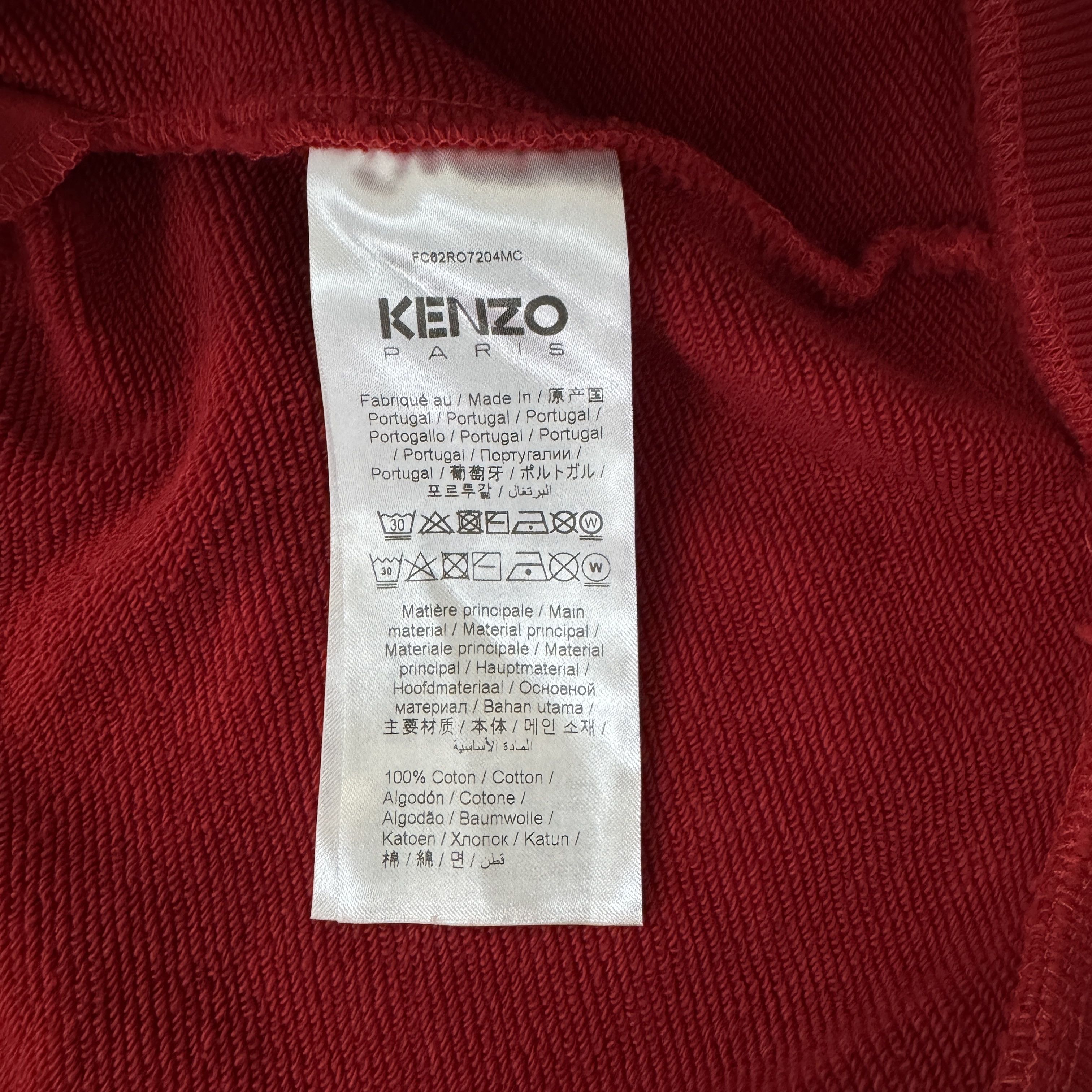 Kenzo Kenzo Red Logo Sweater Dress Size M / US 6-8 / IT 42-44 - 11 Thumbnail