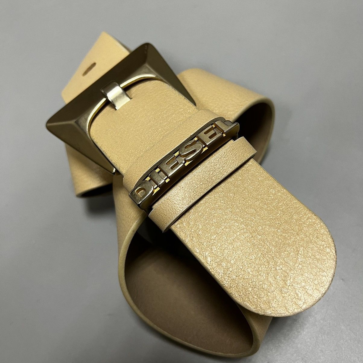 Diesel Diesel leather belt cream Size ONE SIZE - 2 Thumbnail