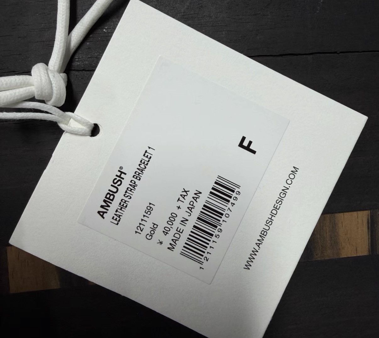 Ambush Design AMBUSH Limited Edition Black Leather Bracelet Size ONE SIZE - 2 Thumbnail