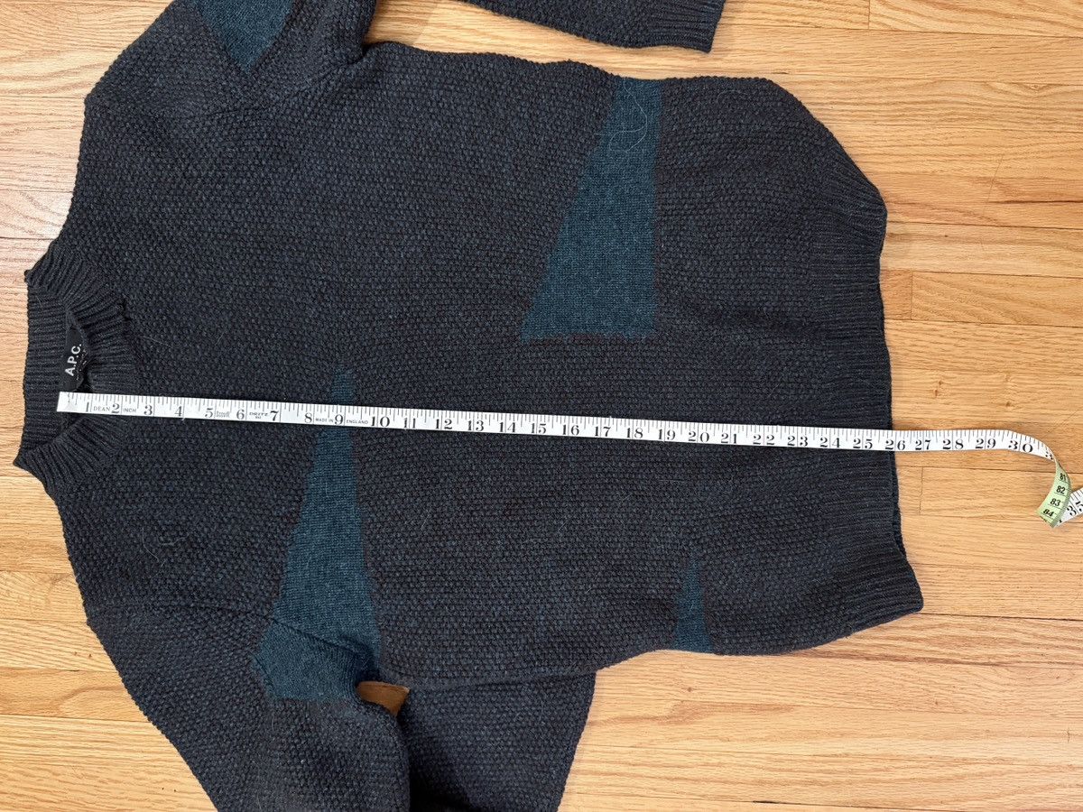 A.P.C. Ernen melange mockneck pennant sweater Size US M / EU 48-50 / 2 - 4 Thumbnail