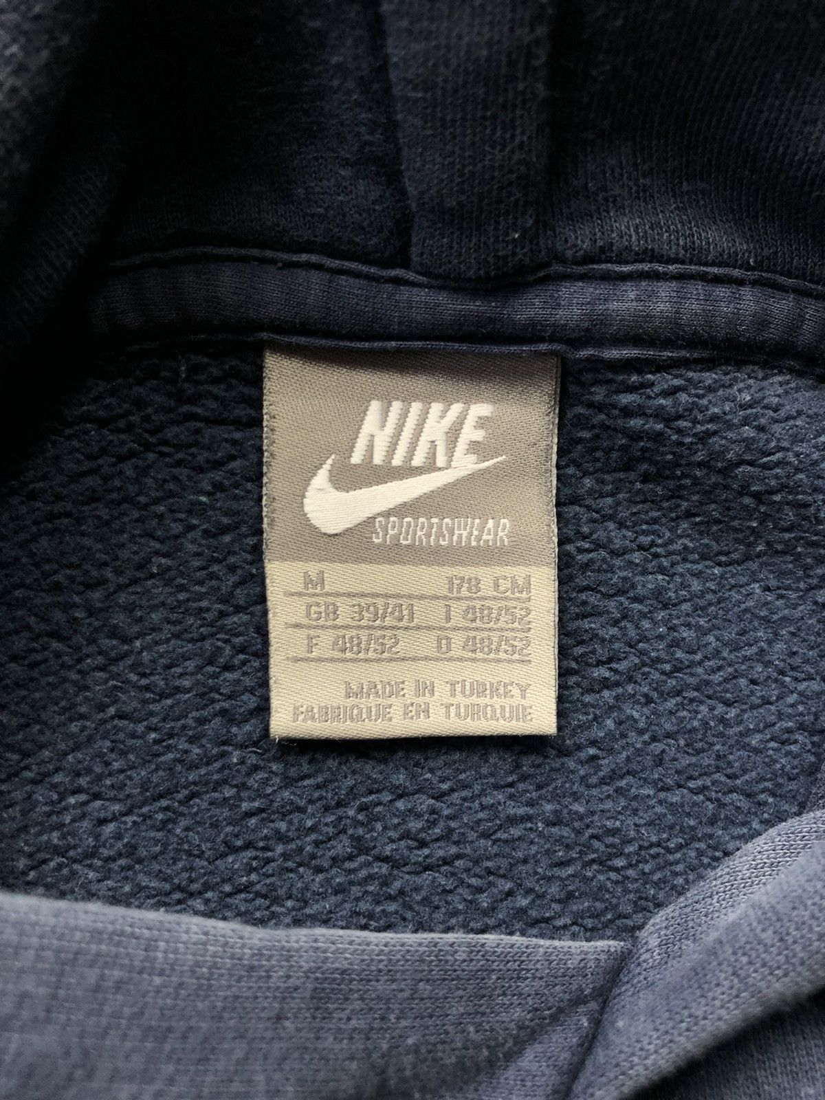 Nike × Vintage 🫐 NIKE 72 RETRO Y2K 90’s BIG LOGO HOODIE SWOOSH Size US M / EU 48-50 / 2 - 3 Thumbnail