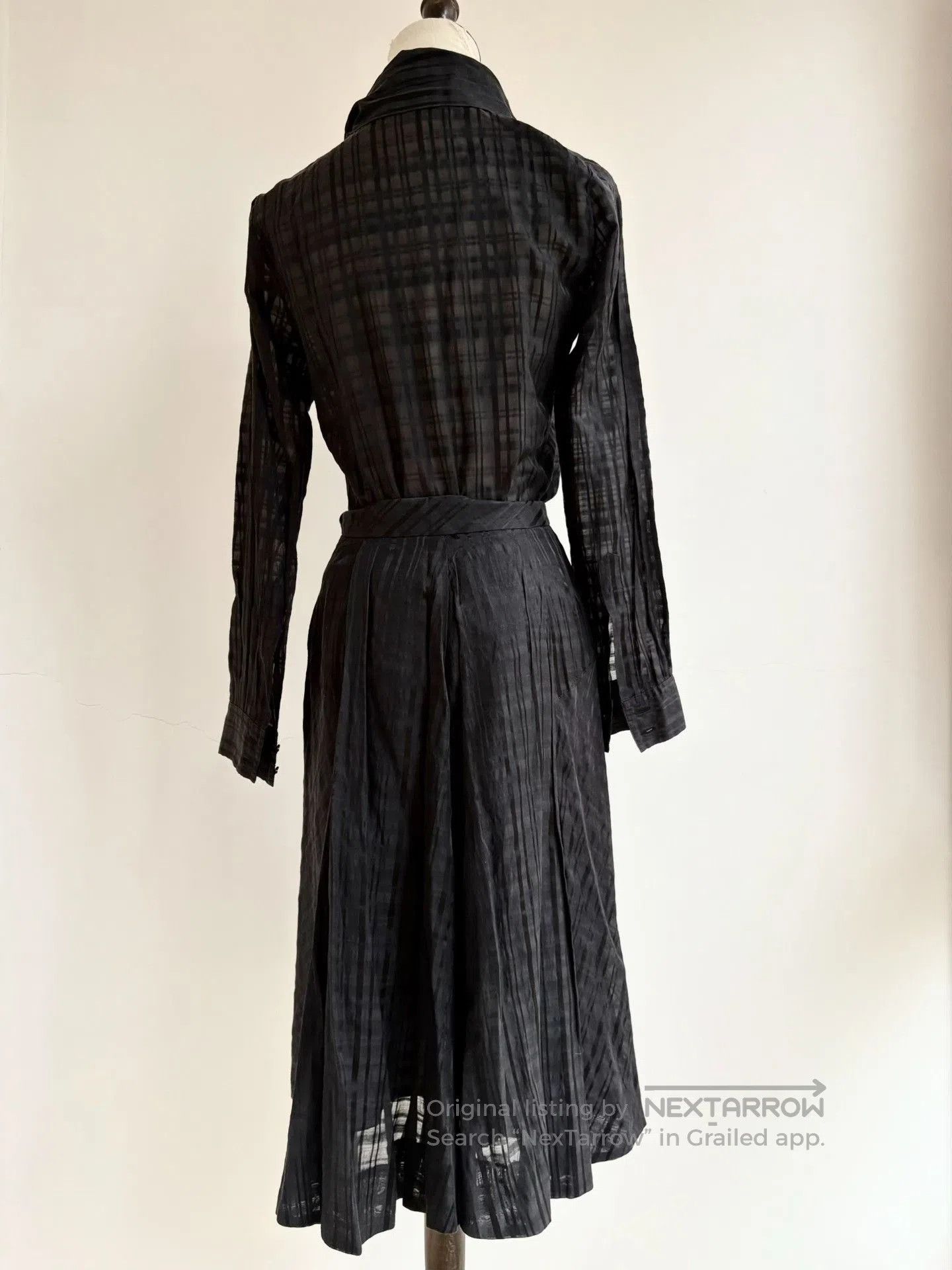 Vivienne Westwood Vivienne Westwood Black Stripe Bow Shirt Set. Size M / US 6-8 / IT 42-44 - 3 Thumbnail