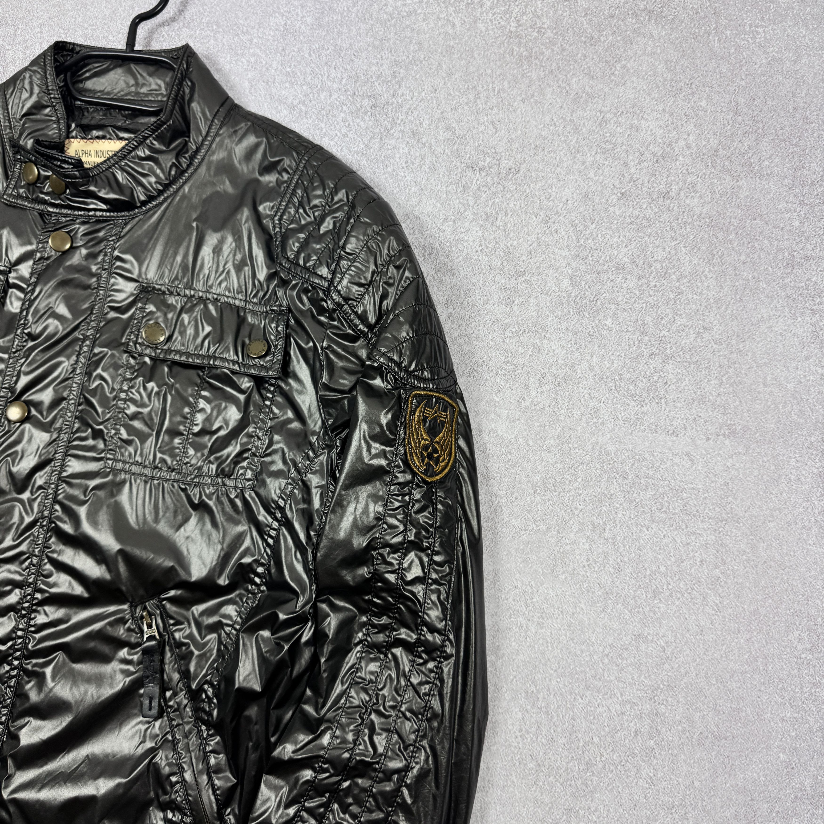 Alpha Industries Men`s Alpha Industries Riders Knoxville Nylon Jacket Size L Size US L / EU 52-54 / 3 - 9 Thumbnail