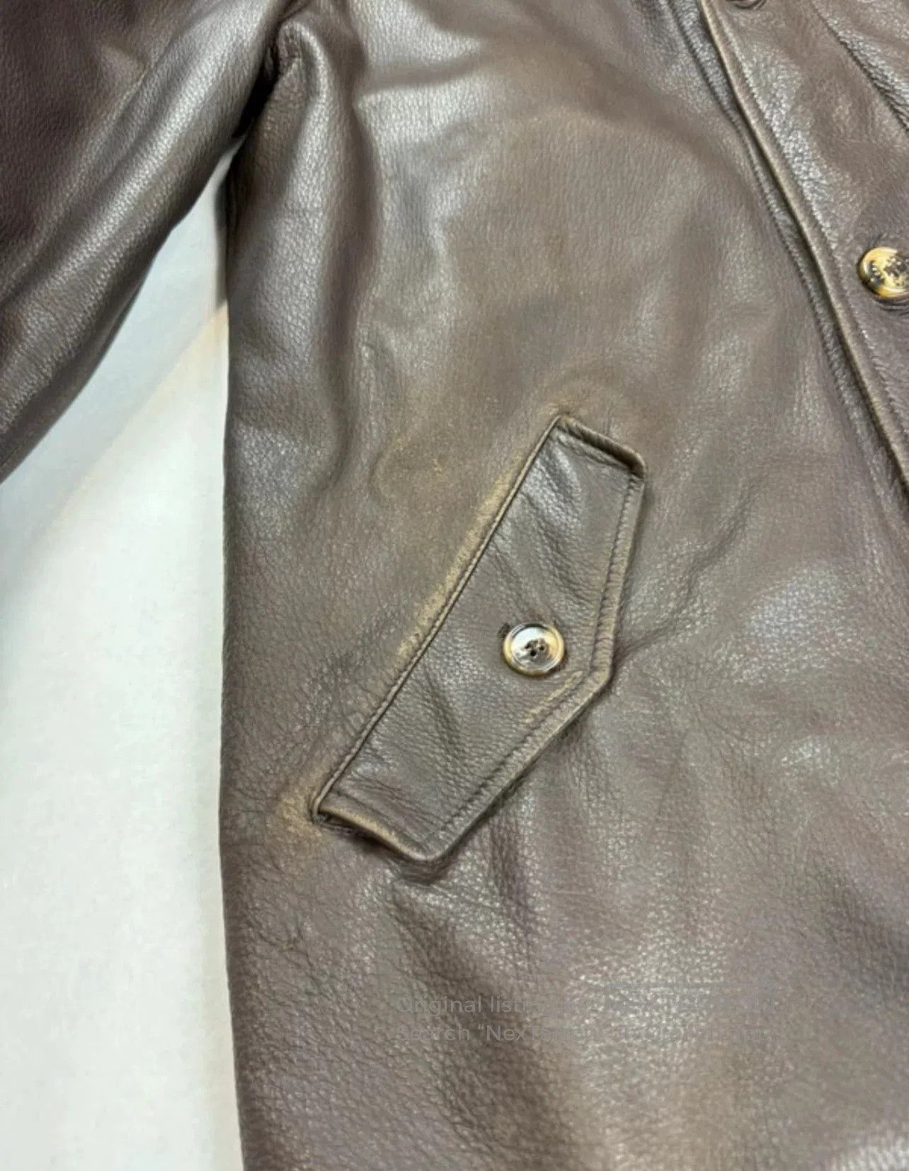 Loro Piana Loro Piana Leather Coat with Cashmere Lining. Size US L / EU 52-54 / 3 - 4 Thumbnail