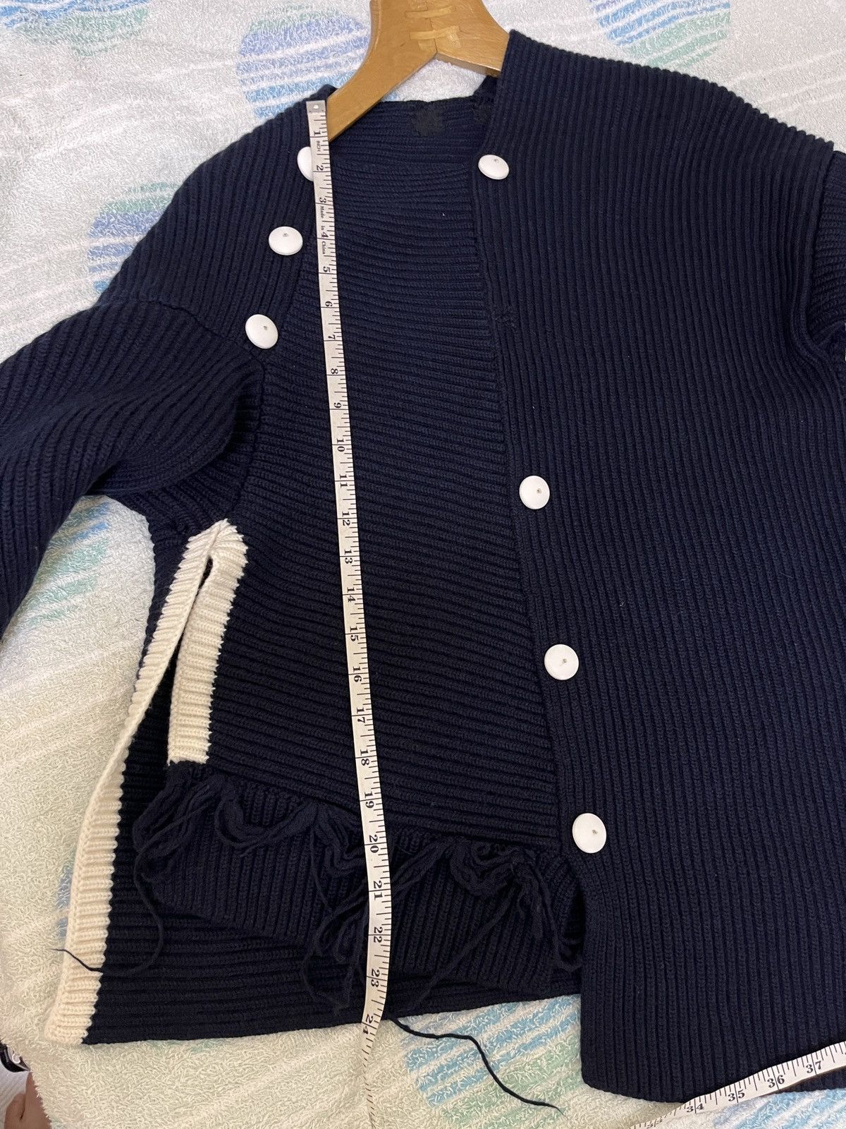 Joseph Joseph Navy Asymmetric Crew Cardigan Size XS / US 0-2 / IT 36-38 - 15 Thumbnail