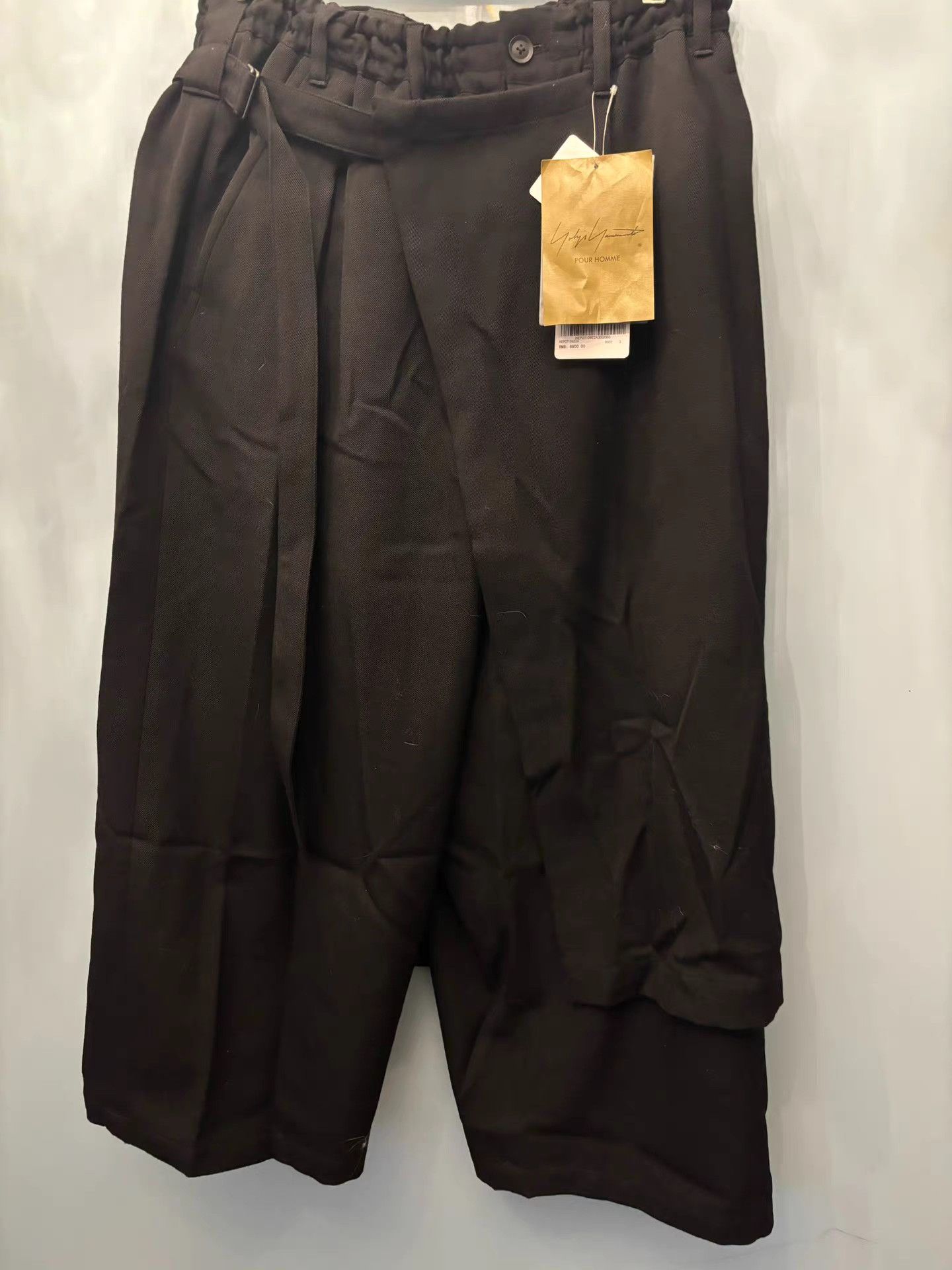 Yohji Yamamoto Yohji Yamamoto Main Line Wide-Leg Skirt Pants K11 Size US 33 - 1 Thumbnail