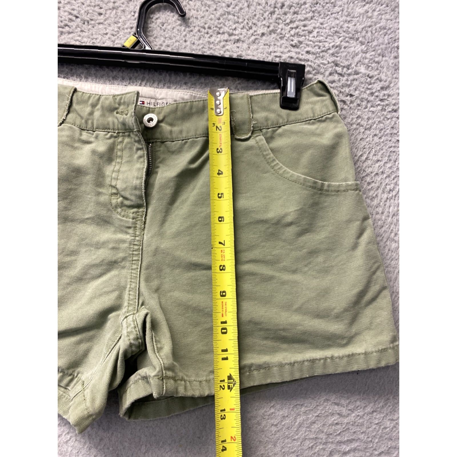 Tommy Hilfiger VINTAGE Tommy Hilfiger Cargo Shorts Women Size 10 Green Bermuda Activewear Casual Hiking Outdoor Size 32" / US 10 / IT 46 - 6 Thumbnail