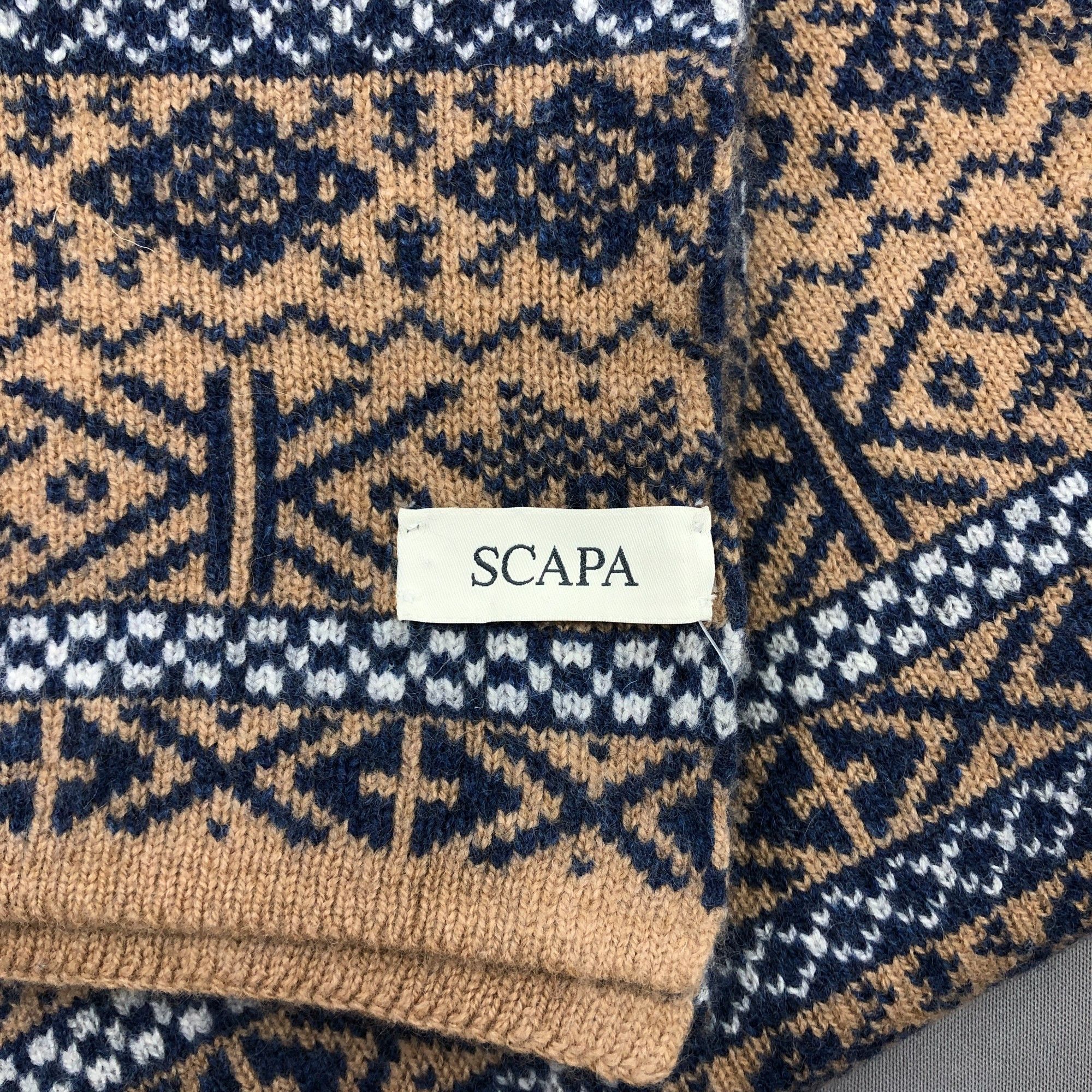 Scapa Sports Vintage Scapa Scarf Muffler Navajo Aztec Wool Scarves Size ONE SIZE - 4 Thumbnail