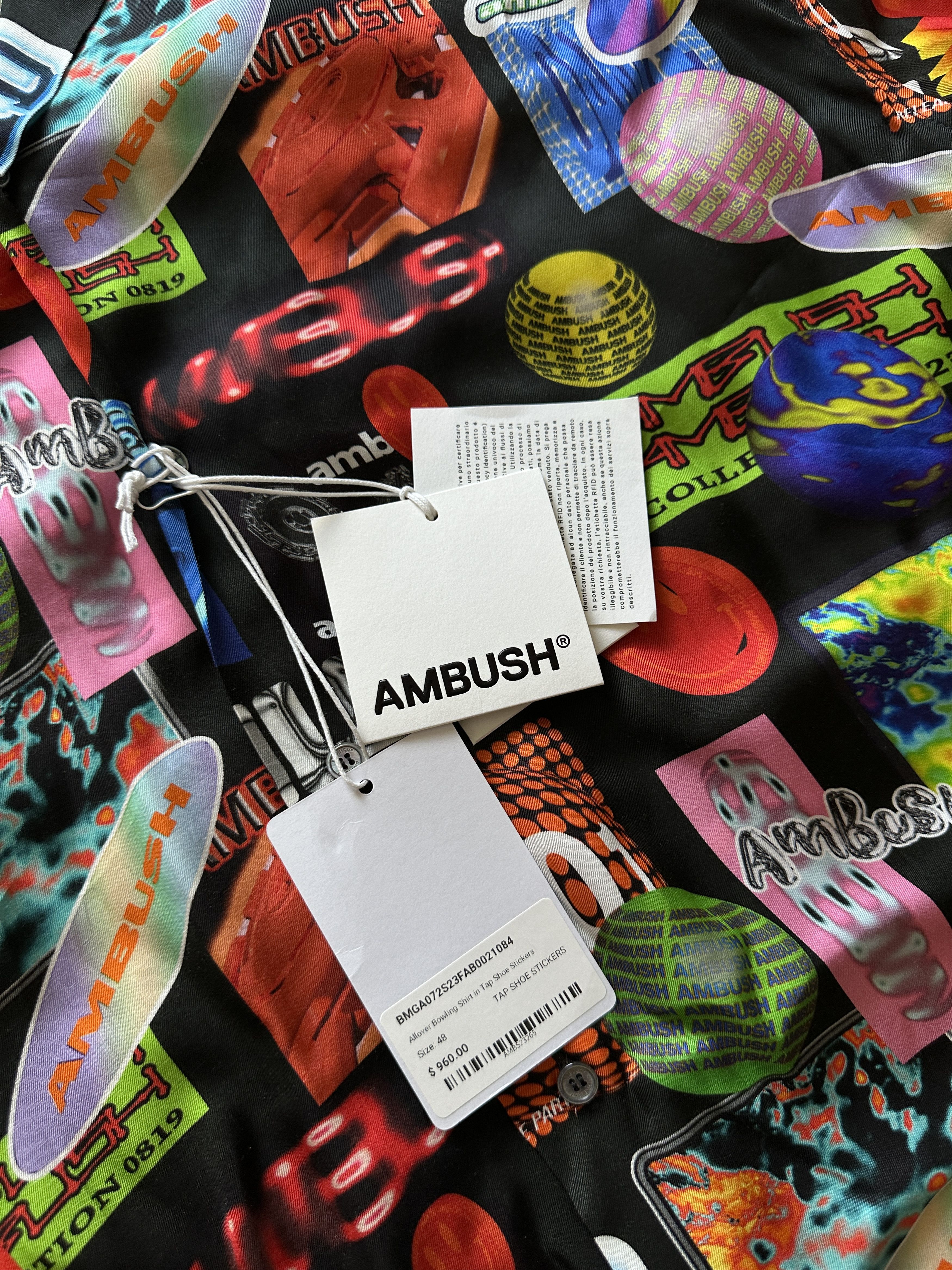 Ambush Design Ambush Sticker Bowling Shirt Size US M / EU 48-50 / 2 - 4 Thumbnail