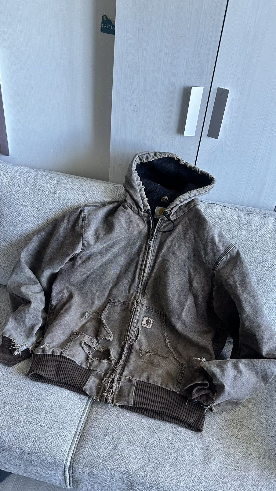 Carhartt Vintage Carhartt distressed Jacket Size US L / EU 52-54 / 3 - 3 Thumbnail