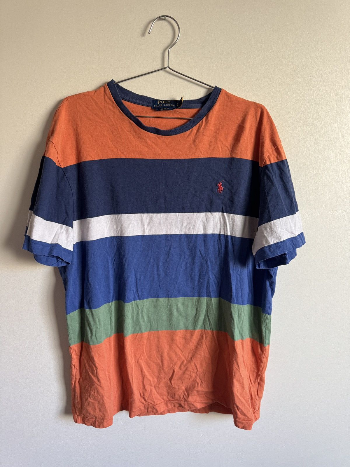 Polo Ralph Lauren × Vintage STRIPED POLO SHIRT Size US L / EU 52-54 / 3 - 1 Thumbnail