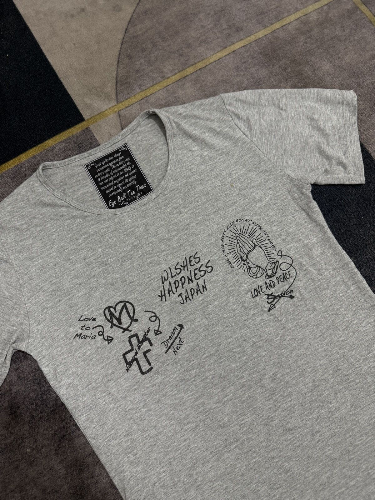 Other Y2K EYE BALL THE TIME SHIRT Size US M / EU 48-50 / 2 - 3 Thumbnail