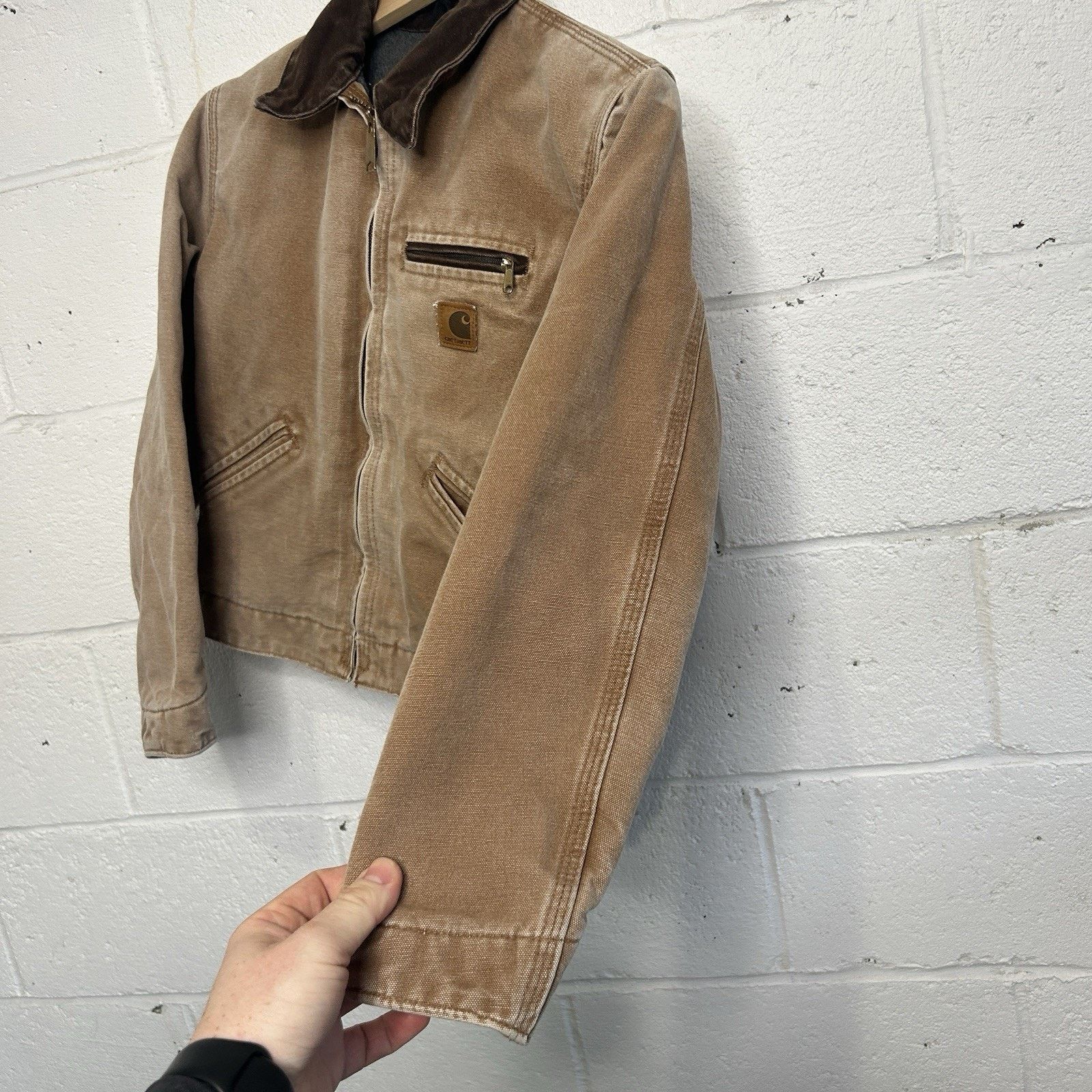 Carhartt Y2K Carhartt Sherpa-Lined Detroit Jacket “Brown” YYJ97 BRN Size XS / US 0-2 / IT 36-38 - 9 Thumbnail