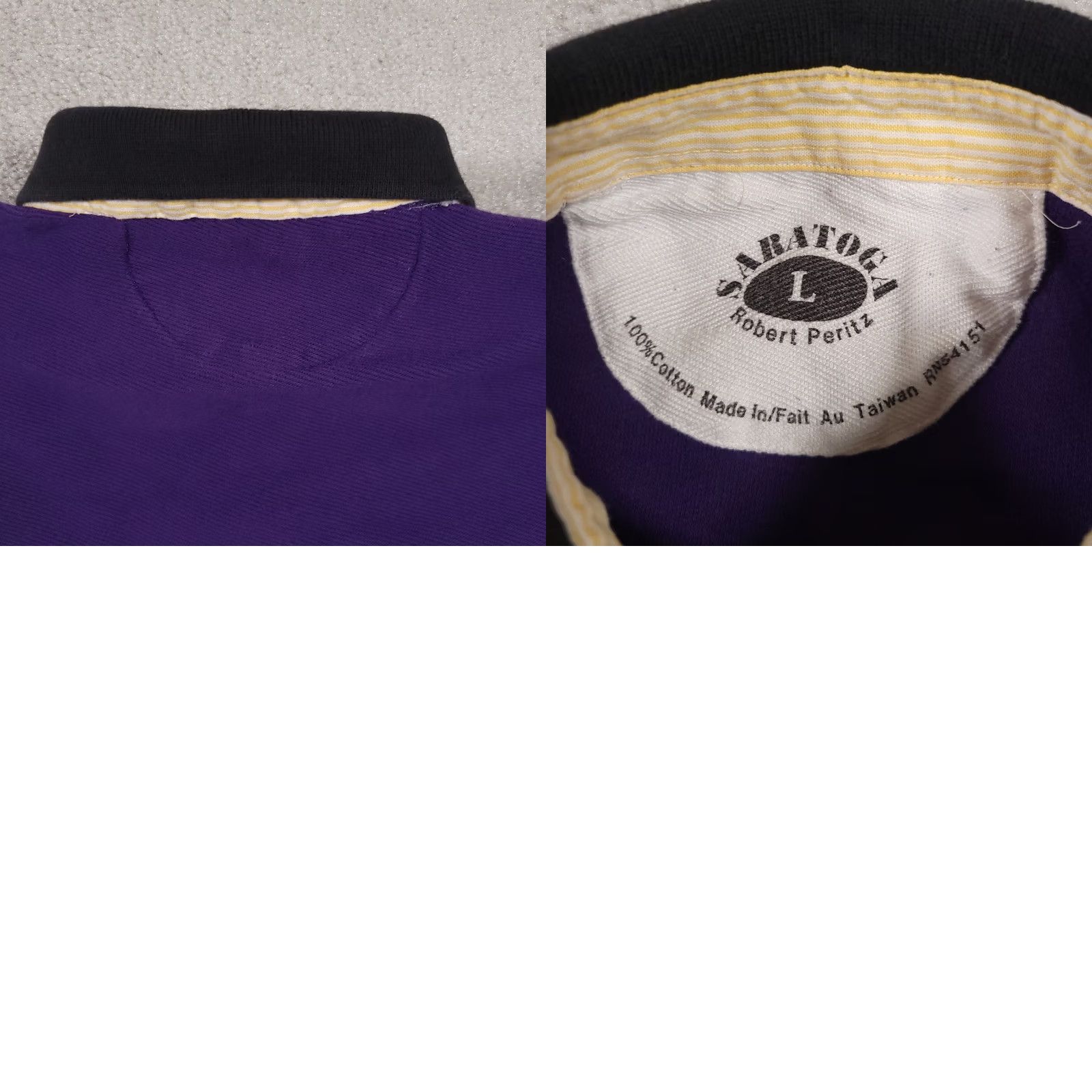Vintage VINTAGE Saratoga Sweatshirt Mens Large Purple Heavy Collared Ski 90s Sports Outdoor Heavyweight Pullover Men Size US L / EU 52-54 / 3 - 9 Thumbnail