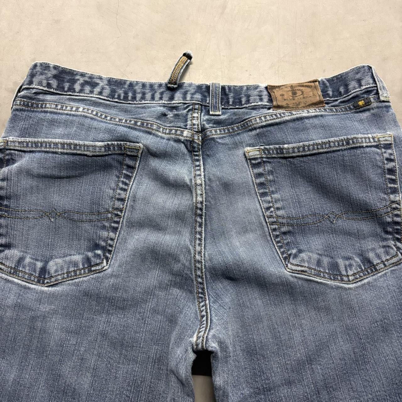 Lucky Brand Crazy Vintage Y2K/2000s Baggy Lucky Brand Dark Wash Denim Jeans! Size US 36 / EU 52 - 7 Thumbnail