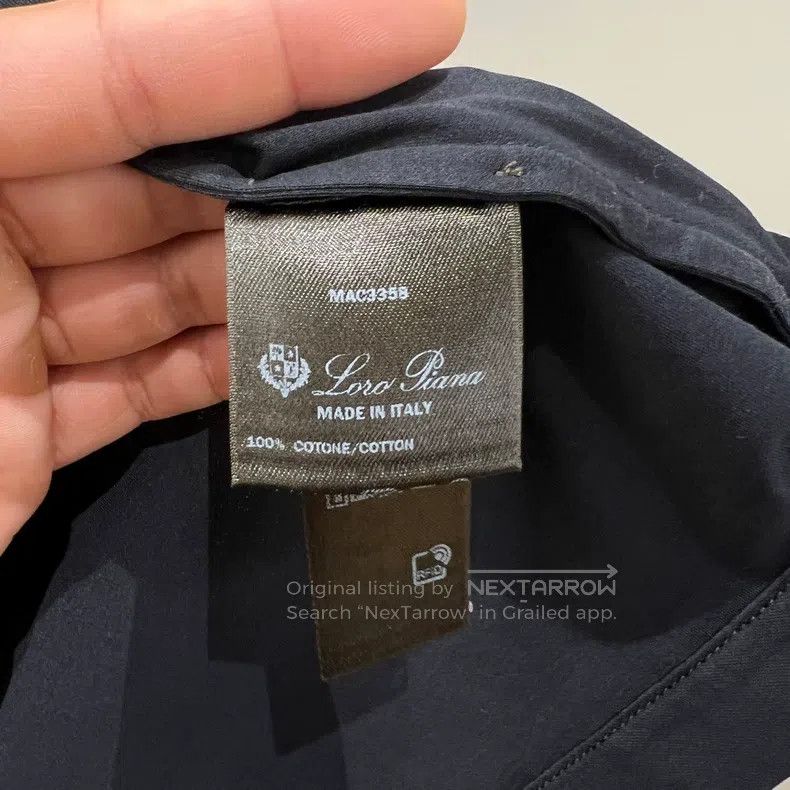 Loro Piana Loro Piana Logo Embroidered Round Neck Size M / US 6-8 / IT 42-44 - 4 Thumbnail