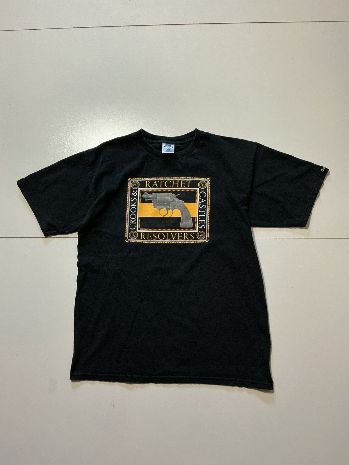 Crooks & Castles Crooks & Castles Ratchet Resolvers Gun Box Logo T-Shirt Size US M / EU 48-50 / 2 - 2 Thumbnail