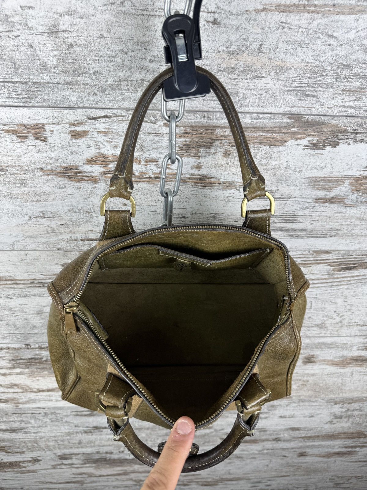 Mulberry × Vintage Women’s Mulberry bag luxury leather tote Alice Size ONE SIZE - 17 Thumbnail