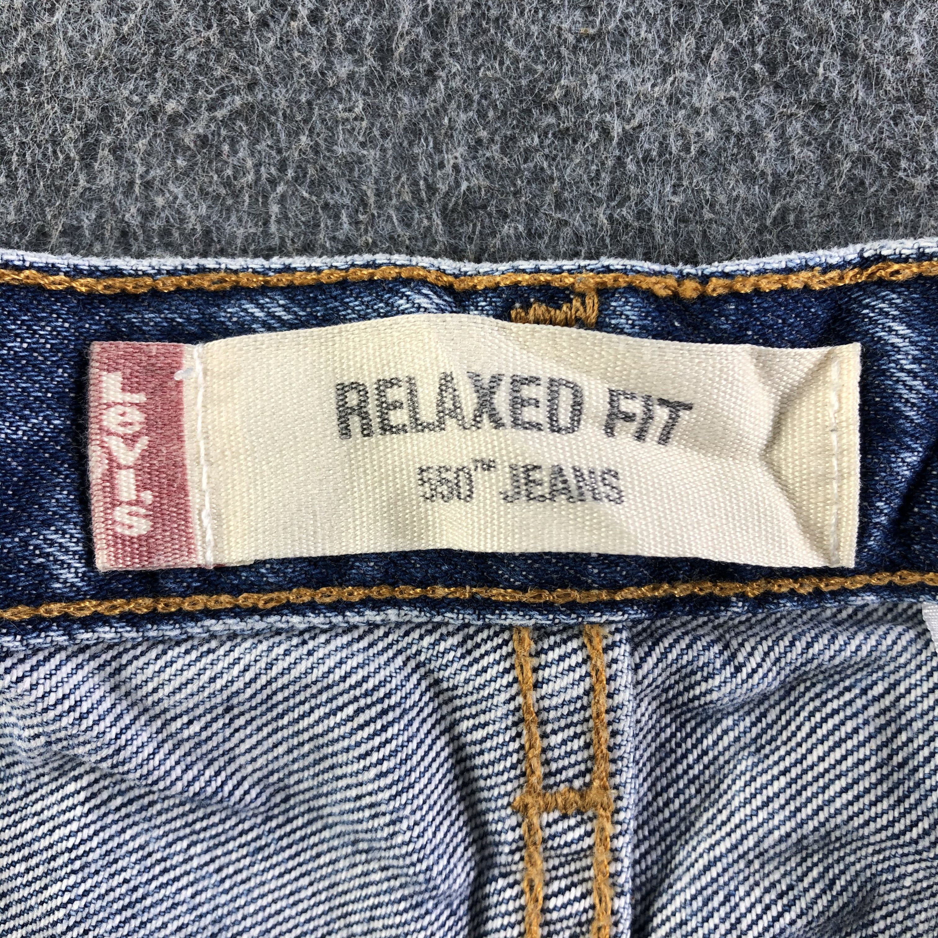 Levi's Vintage Blue Wash Levis 550 Jeans-J3201 Size US 36 / EU 52 - 10 Thumbnail