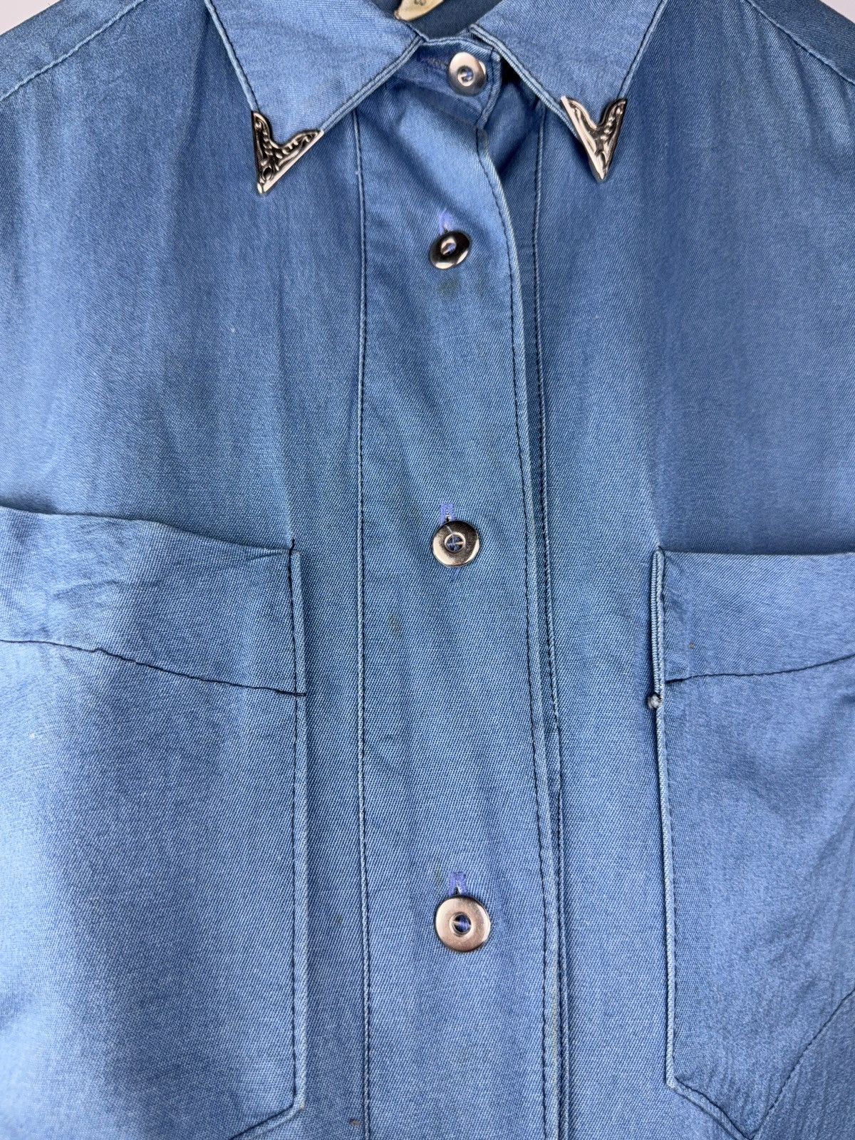 Cowboy Equipment Vintage 80s Cowboy Retro Western Rare Short Shirt Size US M / EU 48-50 / 2 - 5 Thumbnail