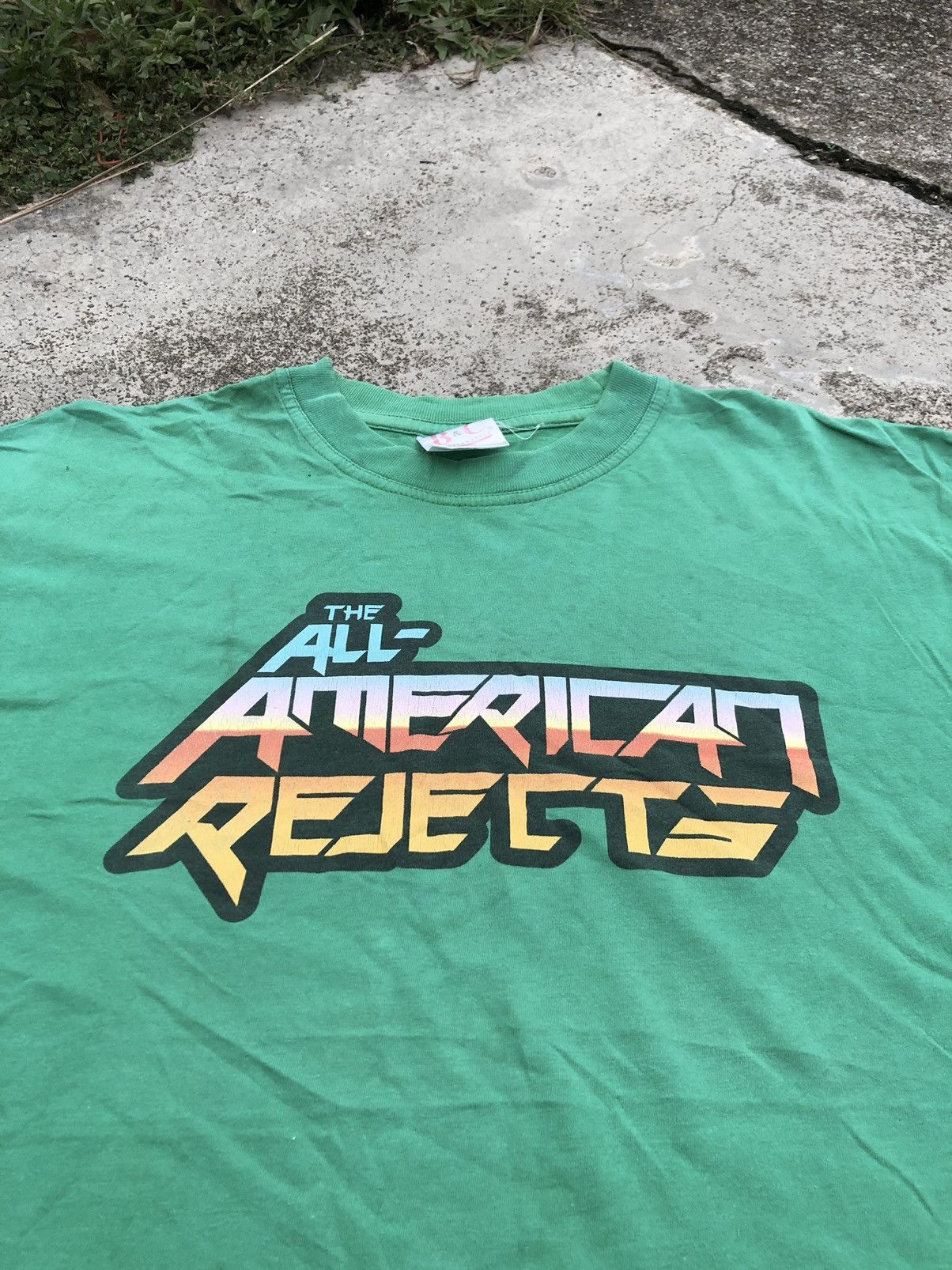 Band Tees × Vintage Y2K SUN FADED THE ALL AMERICAN REJECTS BAND TEE Size US M / EU 48-50 / 2 - 10 Thumbnail