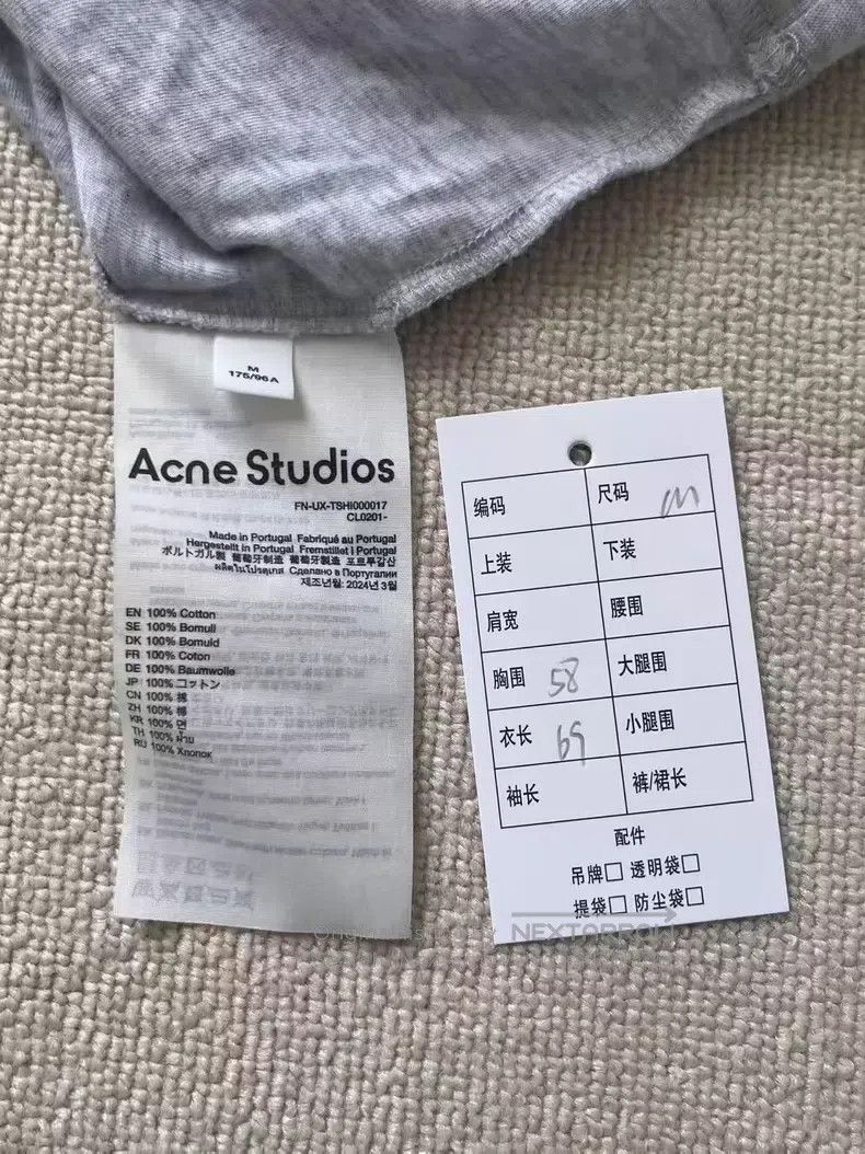 Acne Studios Acne Studios 1996 series letter print casual round neck sh Size M / US 6-8 / IT 42-44 - 4 Thumbnail