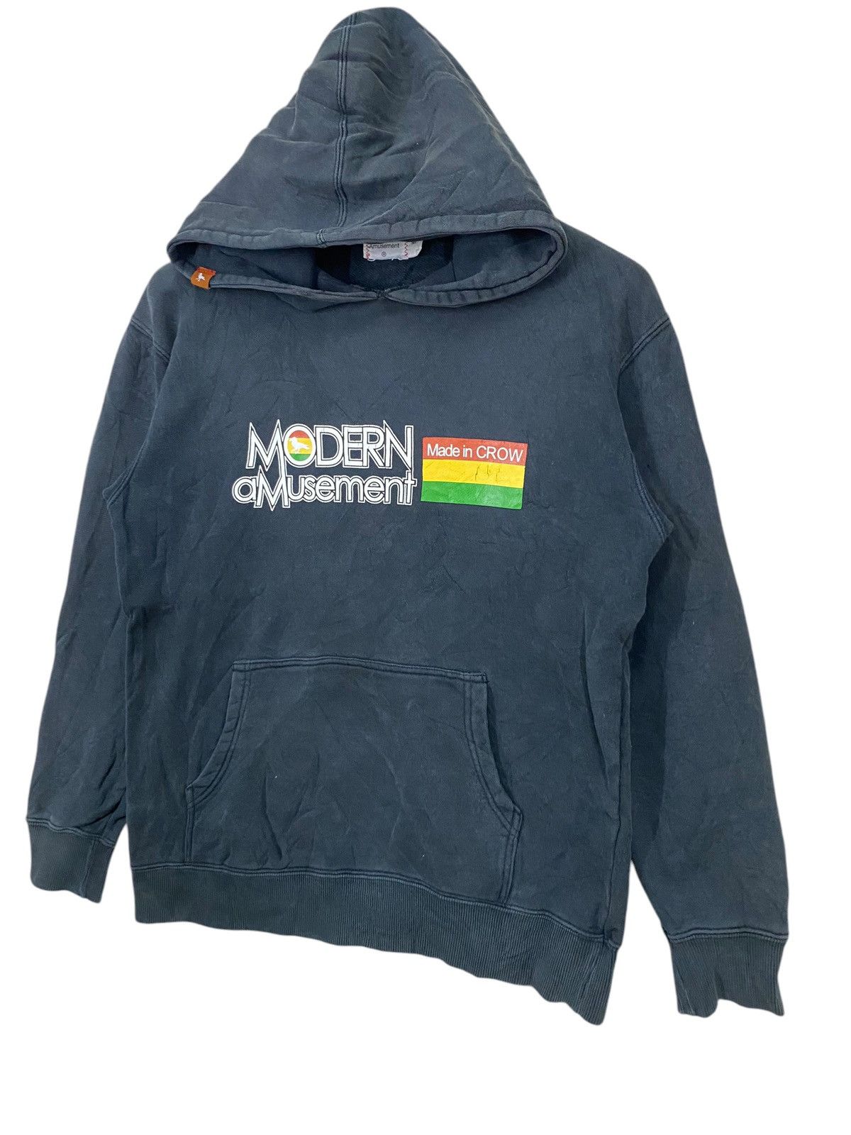 Japanese Brand × Modern Amusement Modern amusement hoodie rasta sun faded style very rare Size US M / EU 48-50 / 2 - 2 Thumbnail