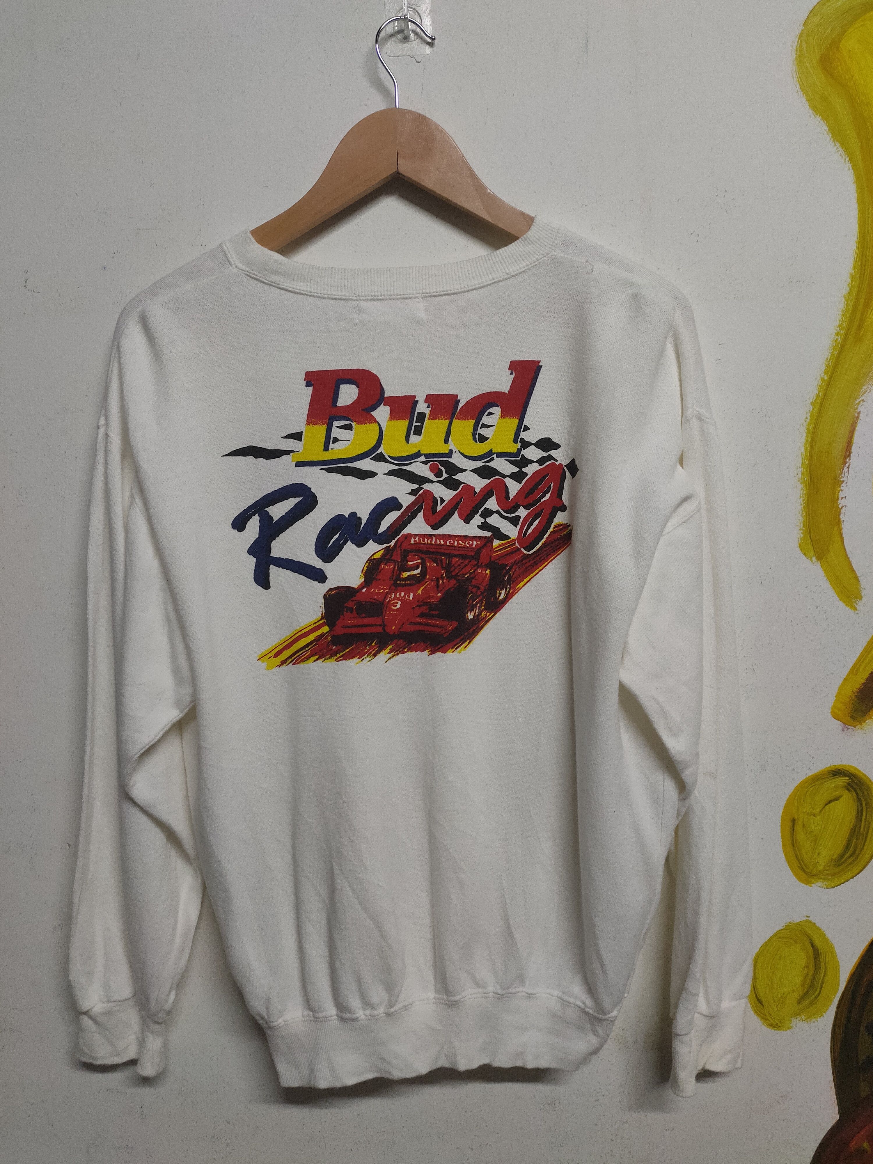 Budweiser × Vintage Vintage Budweiser racing sweatshirt Size US S / EU 44-46 / 1 - 2 Thumbnail