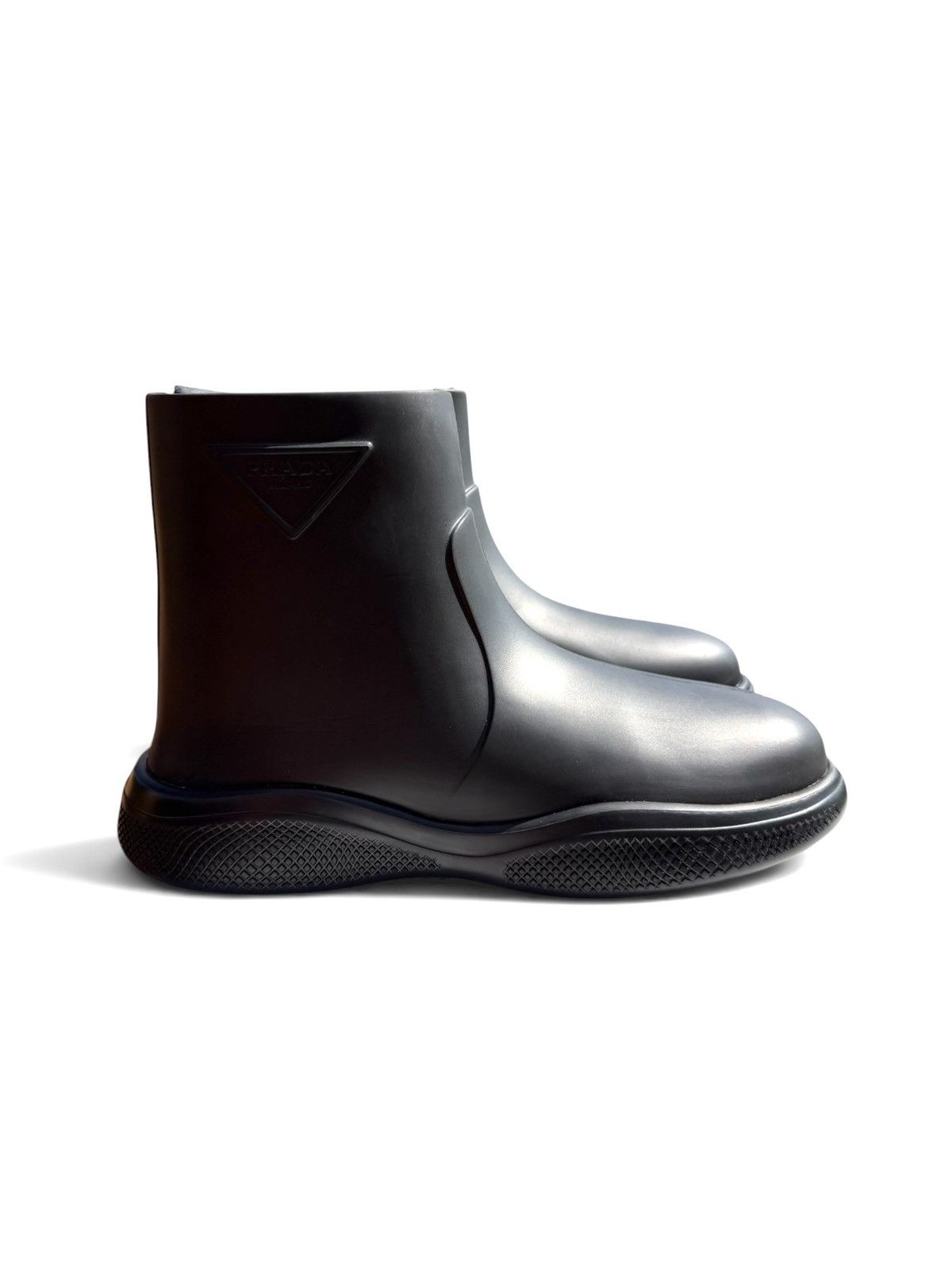 Prada Prada Pull-On Rain Booties Size US 10 / EU 43 - 1 Thumbnail