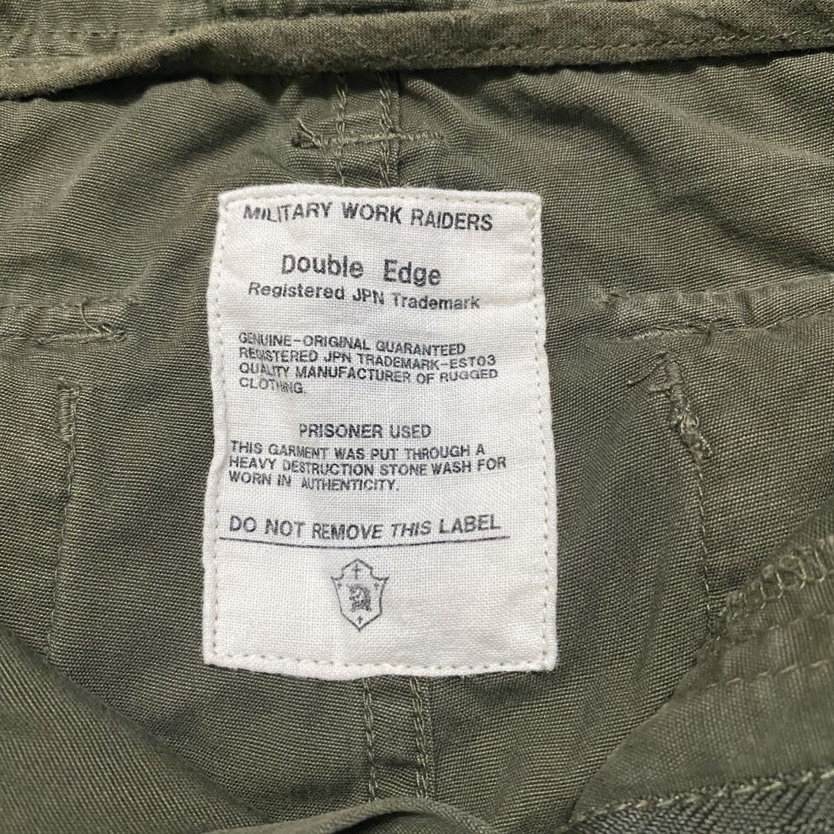Japanese Brand DOUBLE EDGE Military Riders Cargo Pants Size US 30 / EU 46 - 23 Thumbnail