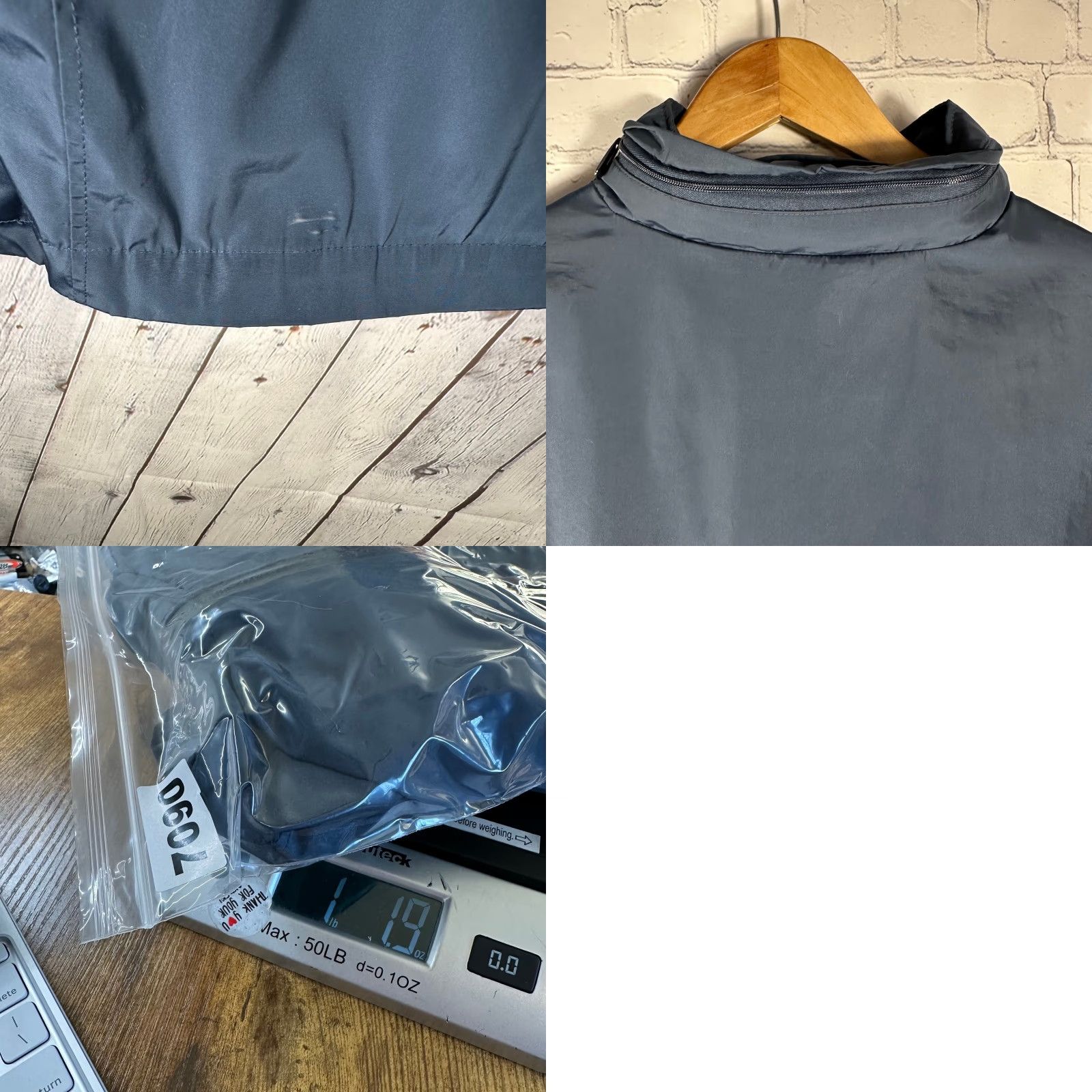 Tumi Tumi T-Tech Mens Jacket Windbreaker Full Zip Hooded Lightweight Navy Blue M Regular Pocket Zippered Pockets Logo Travel Casual Size US M / EU 48-50 / 2 - 8 Thumbnail
