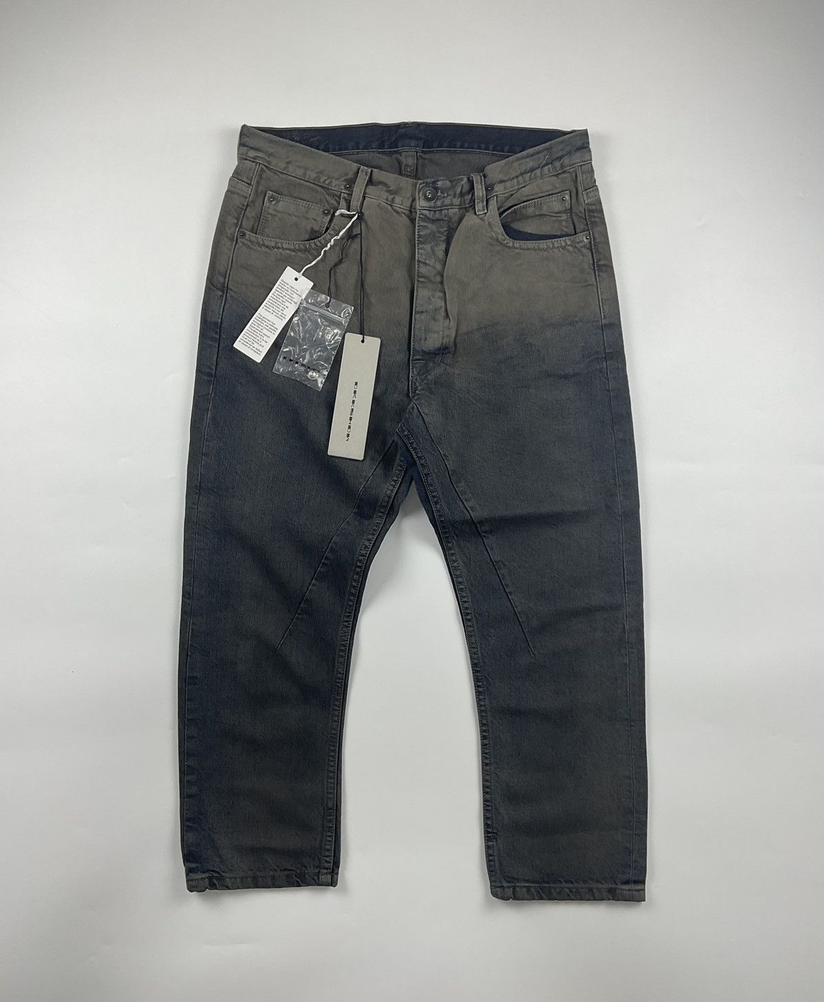 Rick Owens Rick Owens S/S'16 Degrade Hustler Torrence Cropped Denim Size US 31 - 1 Thumbnail