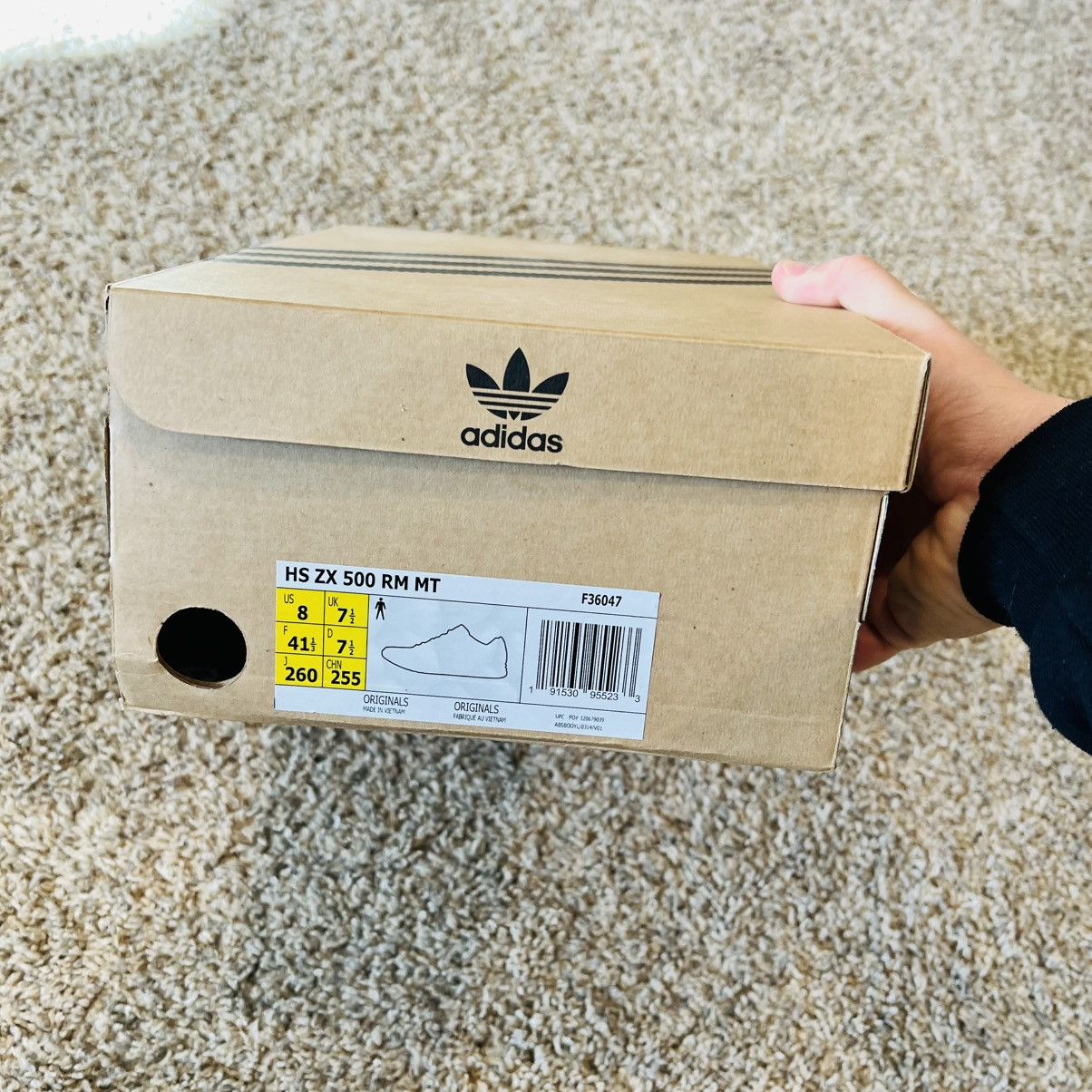 Adidas × Hender Scheme Adidas Hender Scheme ZX500 Black Tan Mens 8